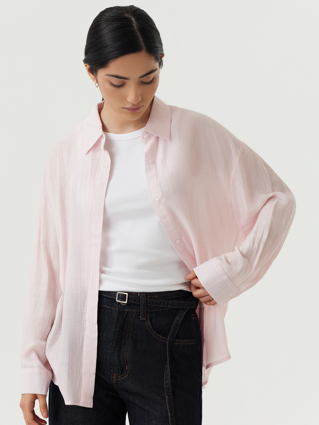 Рубашка розовый для женщин 48223-17 66