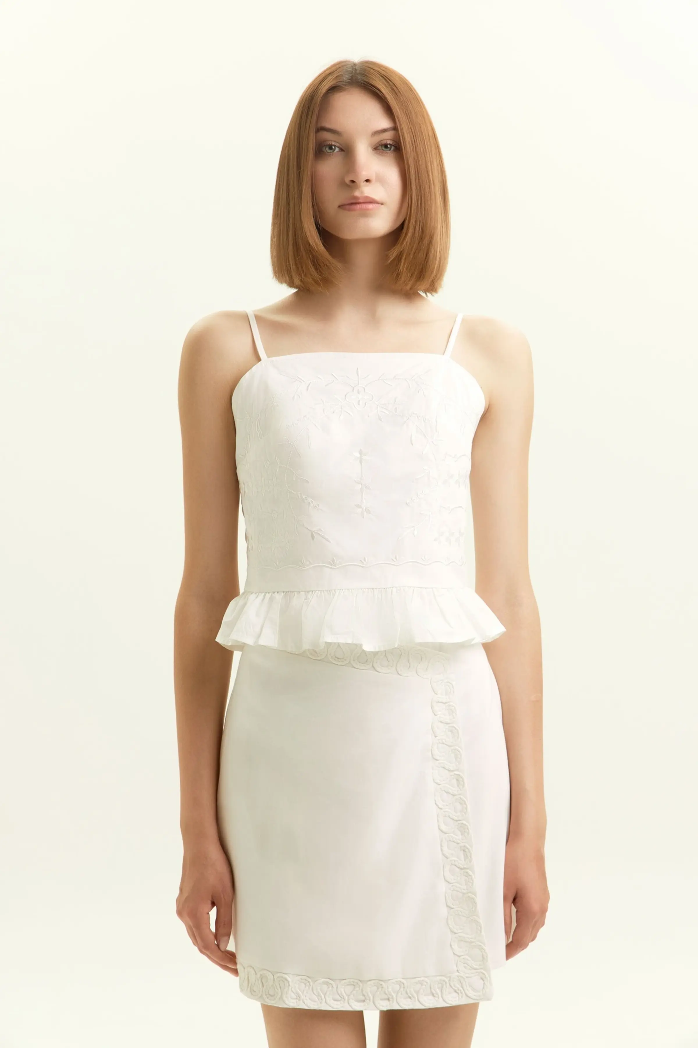 Топ белый для женщин 45151-4 46