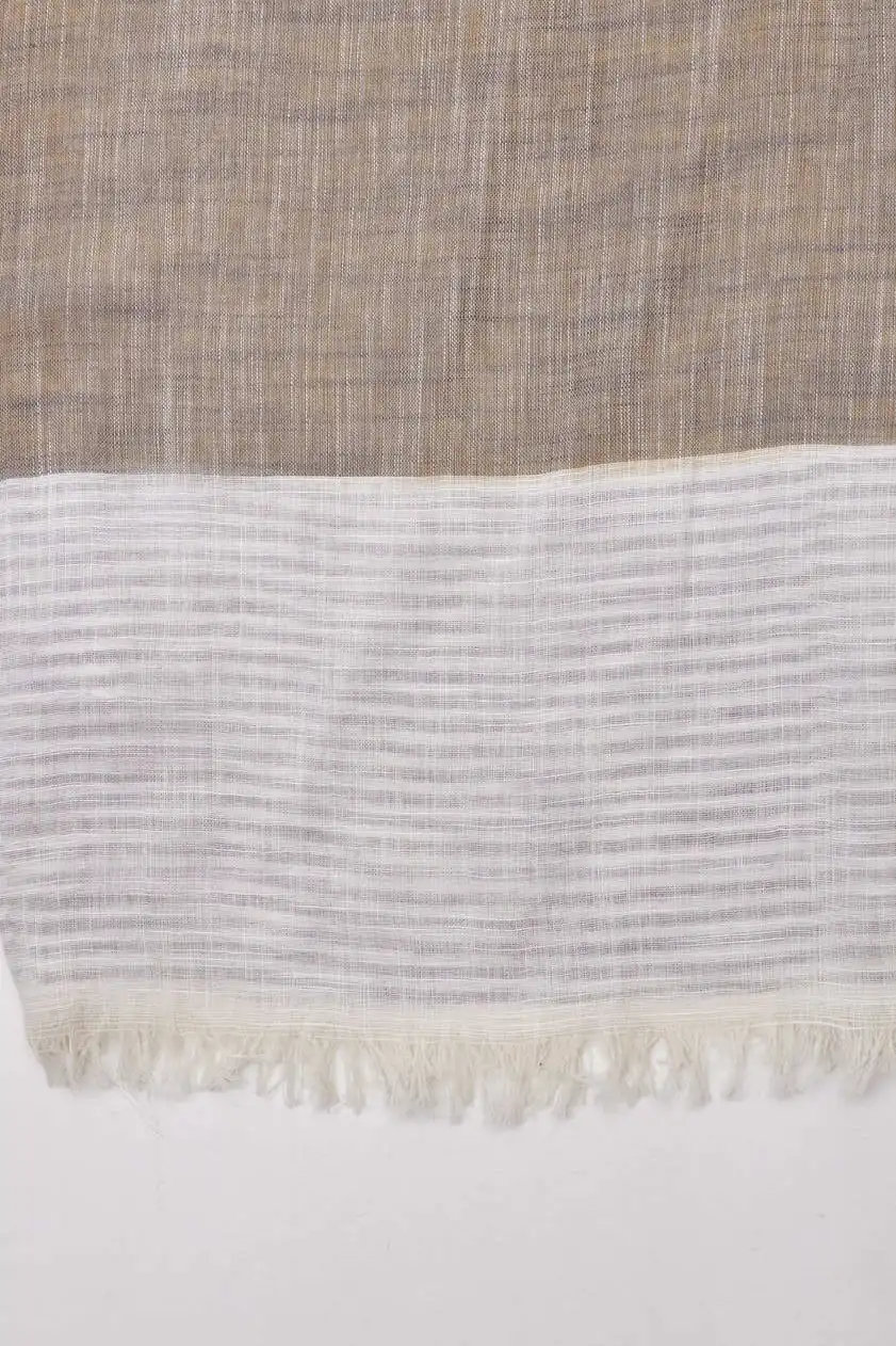 Шарф серо-желтый для женщин 853/772/N-047-262 27