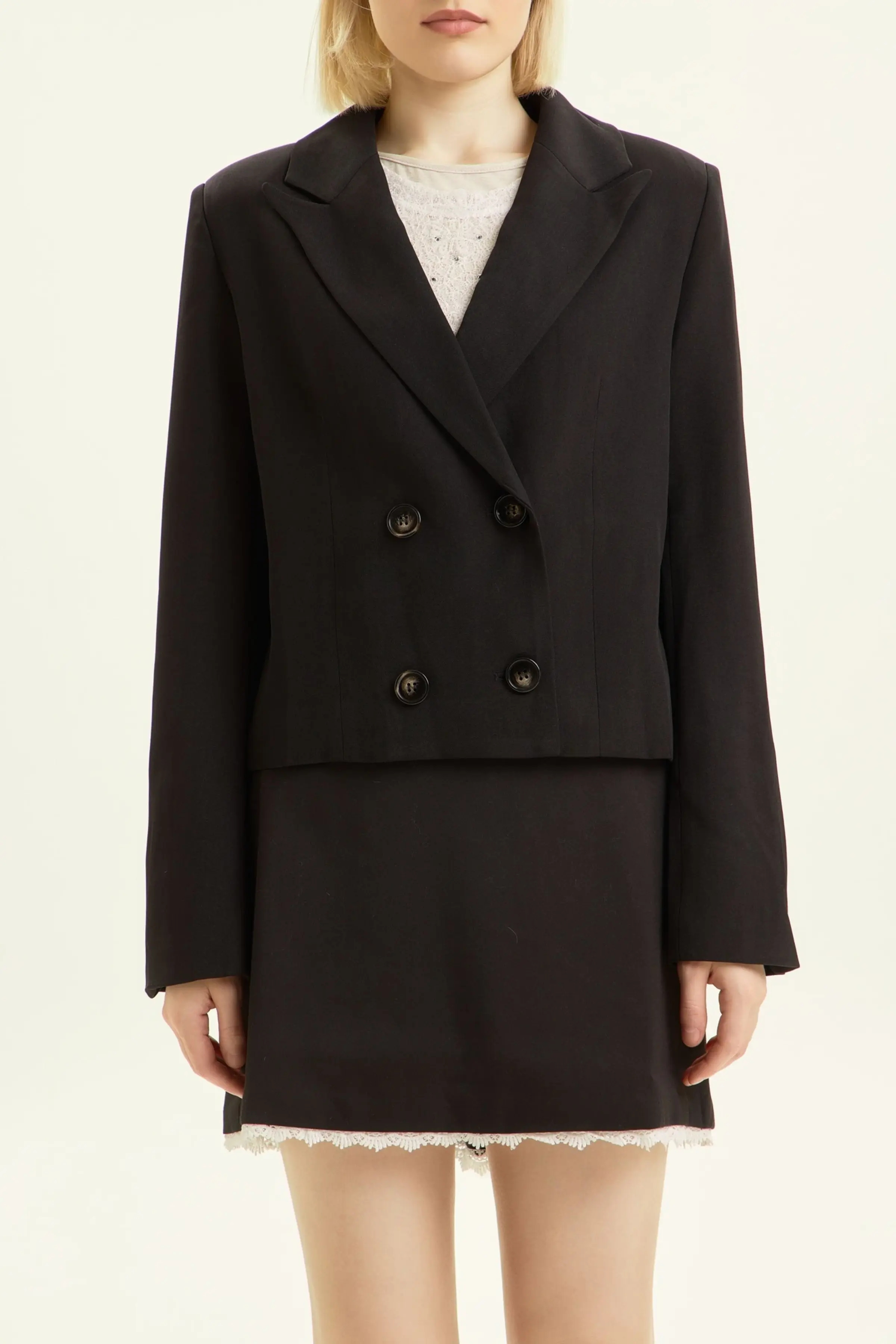 Жакет черный для женщин 44289-1 64