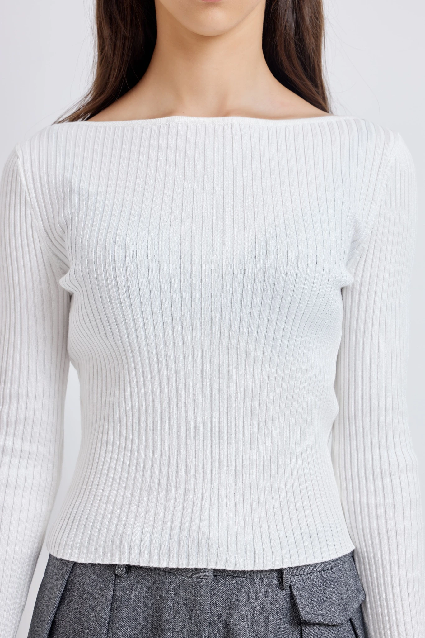 Джемпер белый для женщин 42405U-4 60