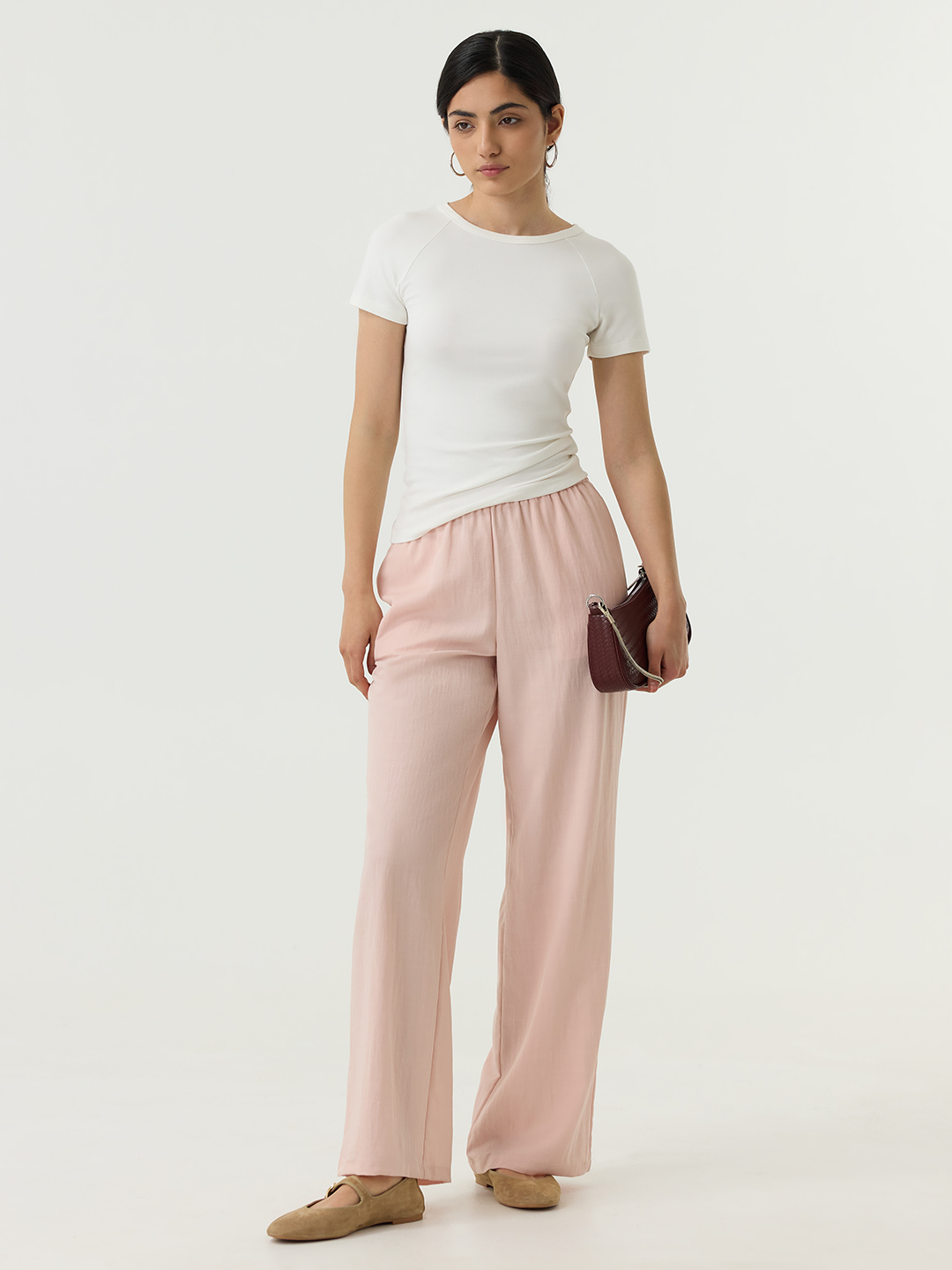 Брюки розовый для женщин 48214-17 71