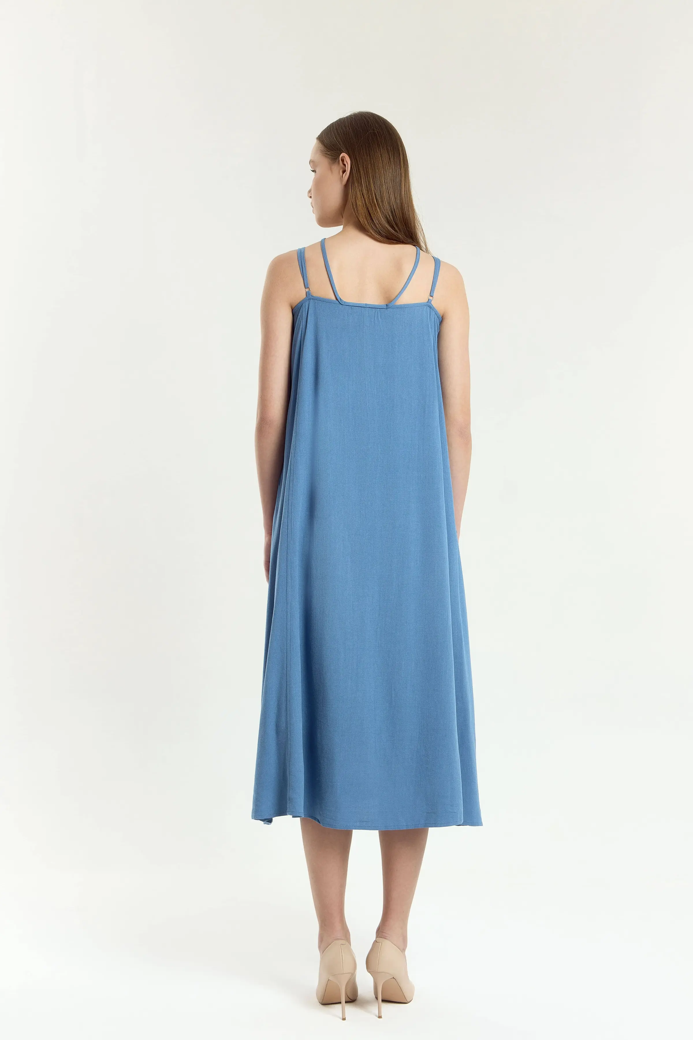 Сарафан темно-синий для женщин 45286-18 48