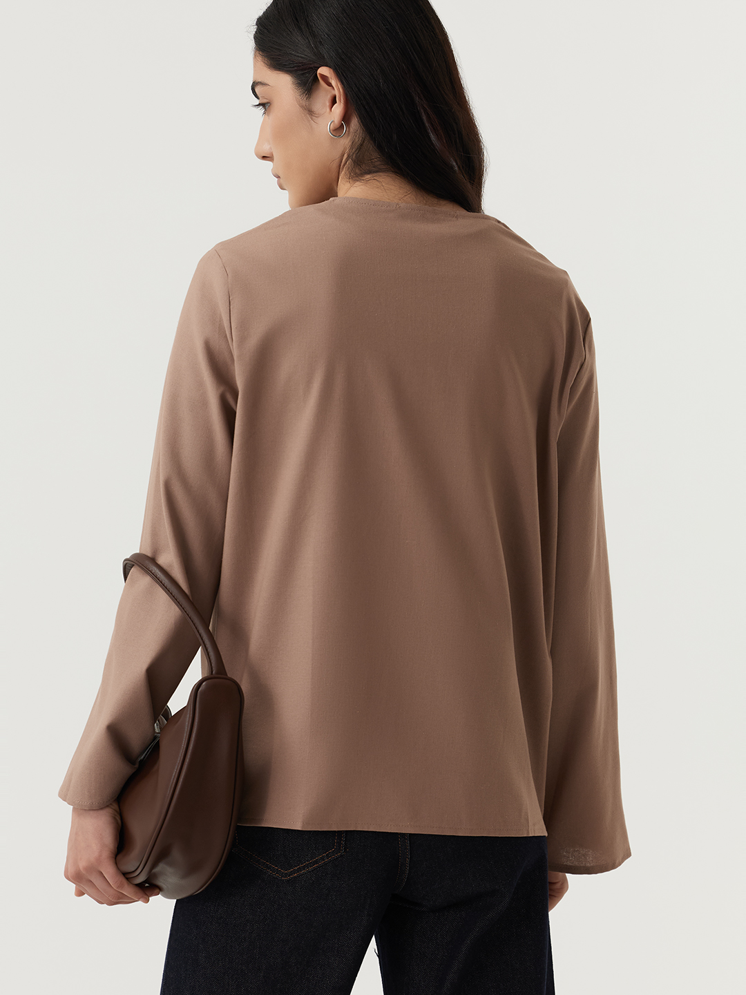 Блузка коричневый для женщин 48259-13 28
