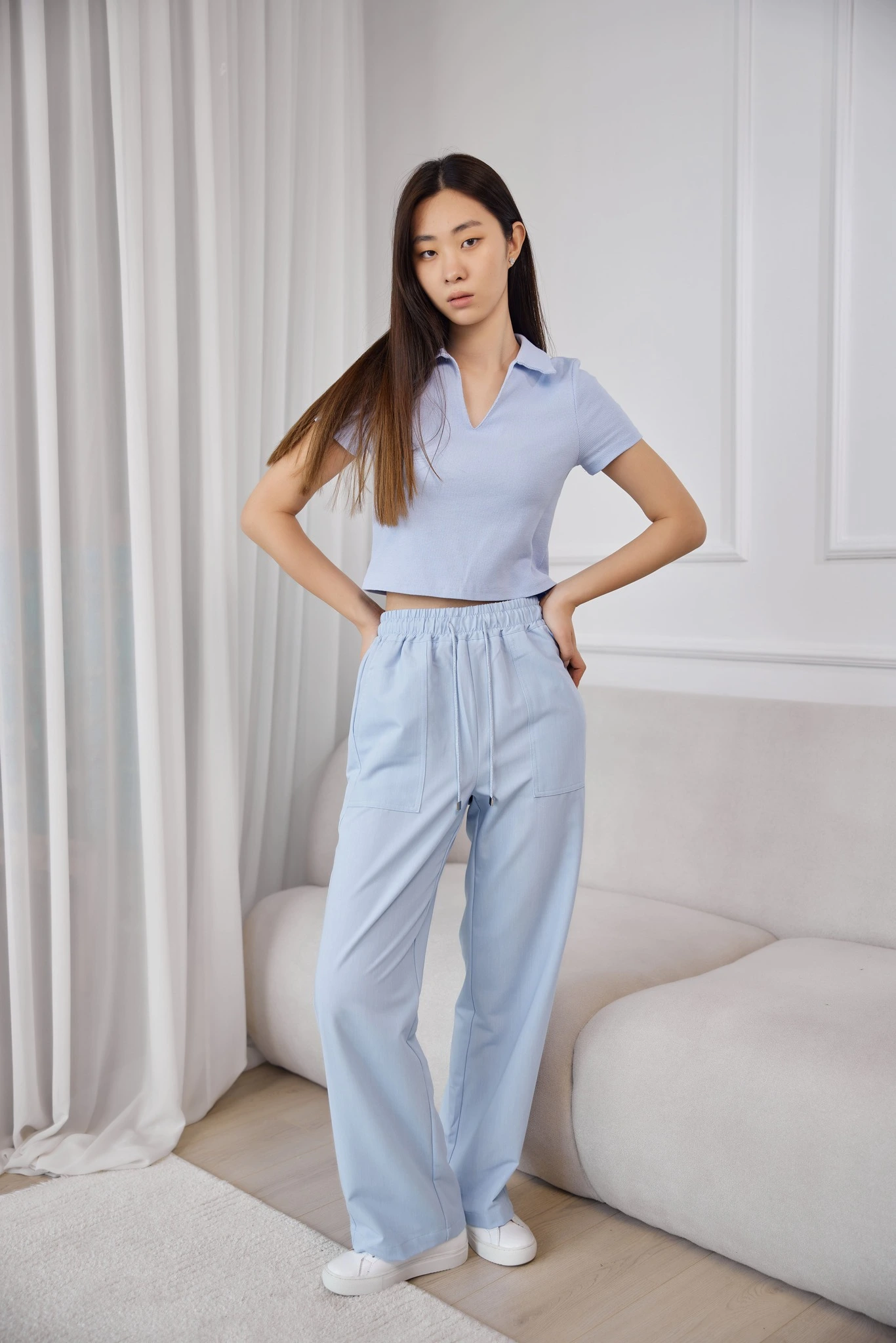 Футболка голубой для женщин 41226-10 67