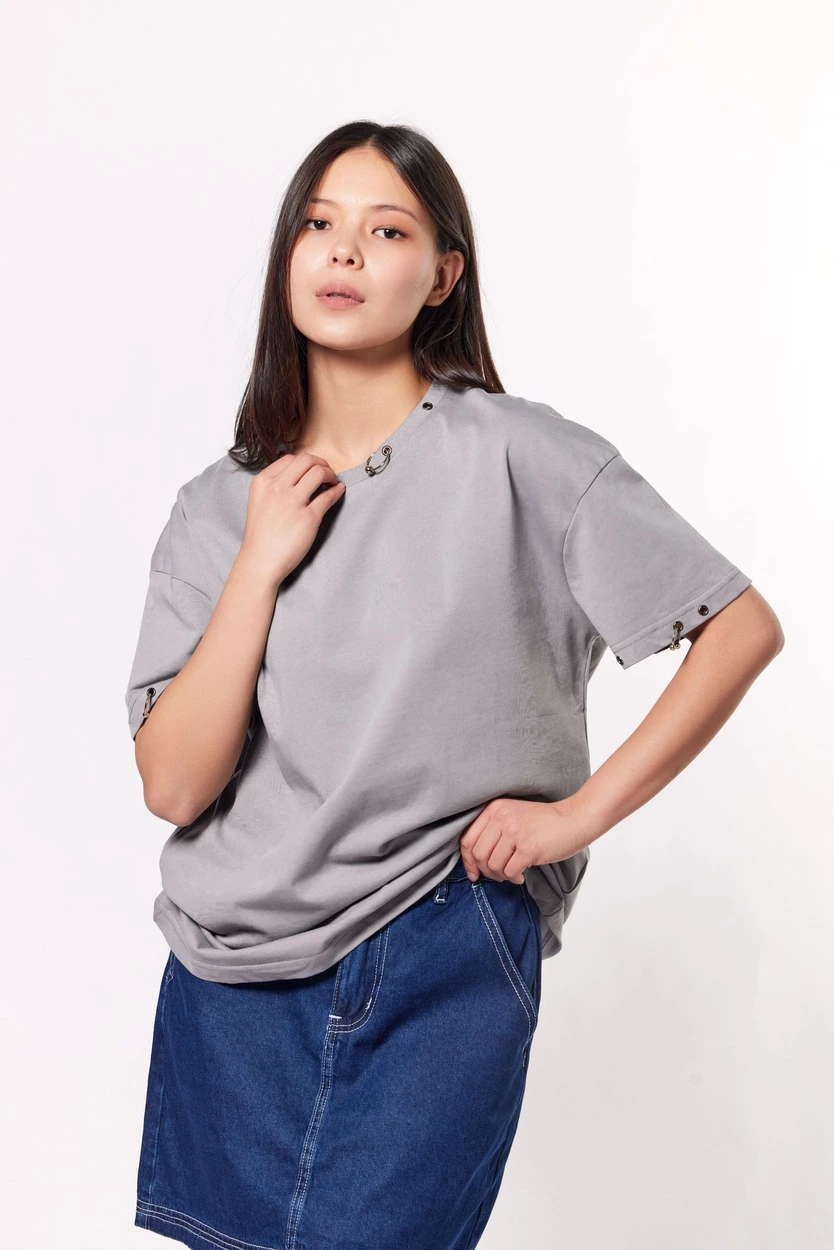 Футболка серый для женщин 44272-61 67