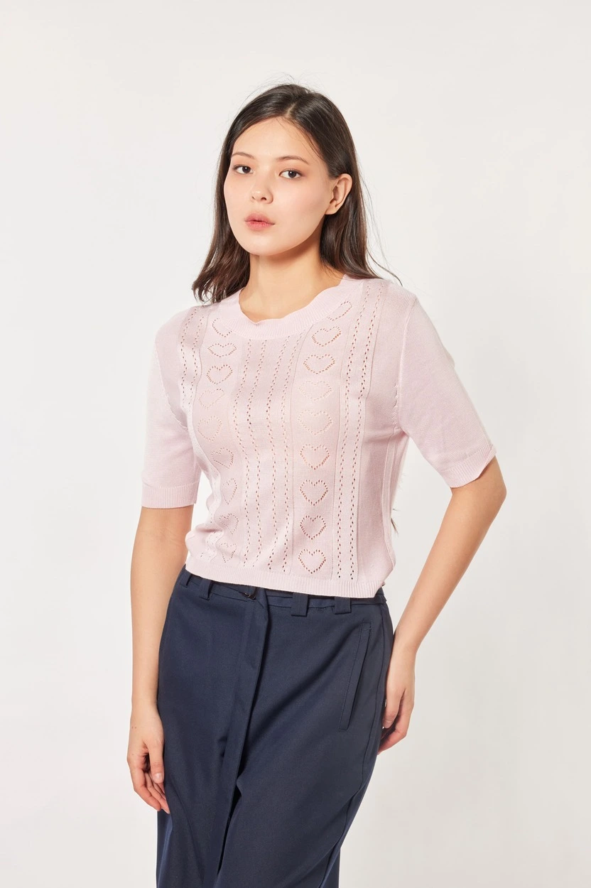 Джемпер розовый для женщин 44233-17 60