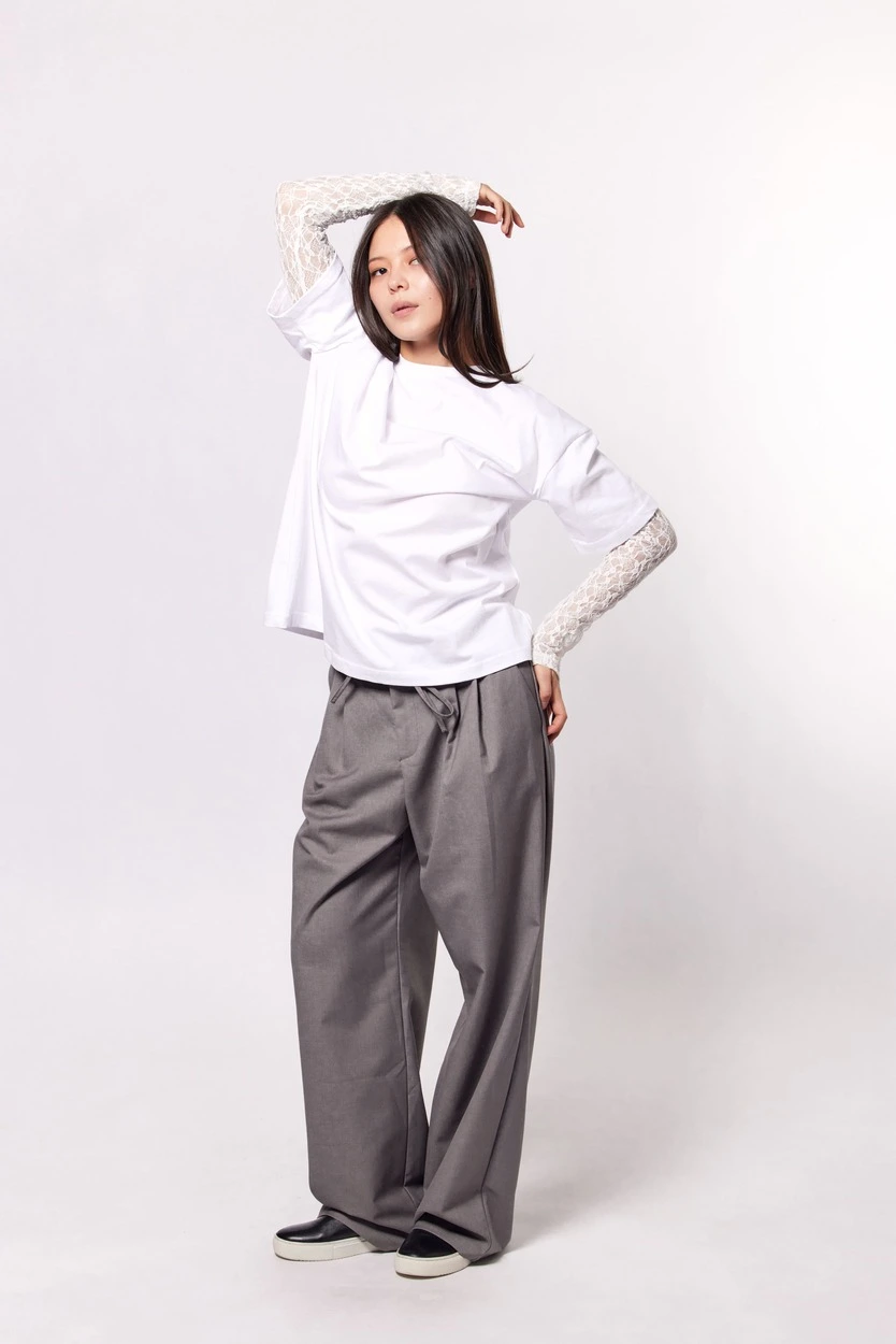 Лонгслив белый для женщин 44122-4 59