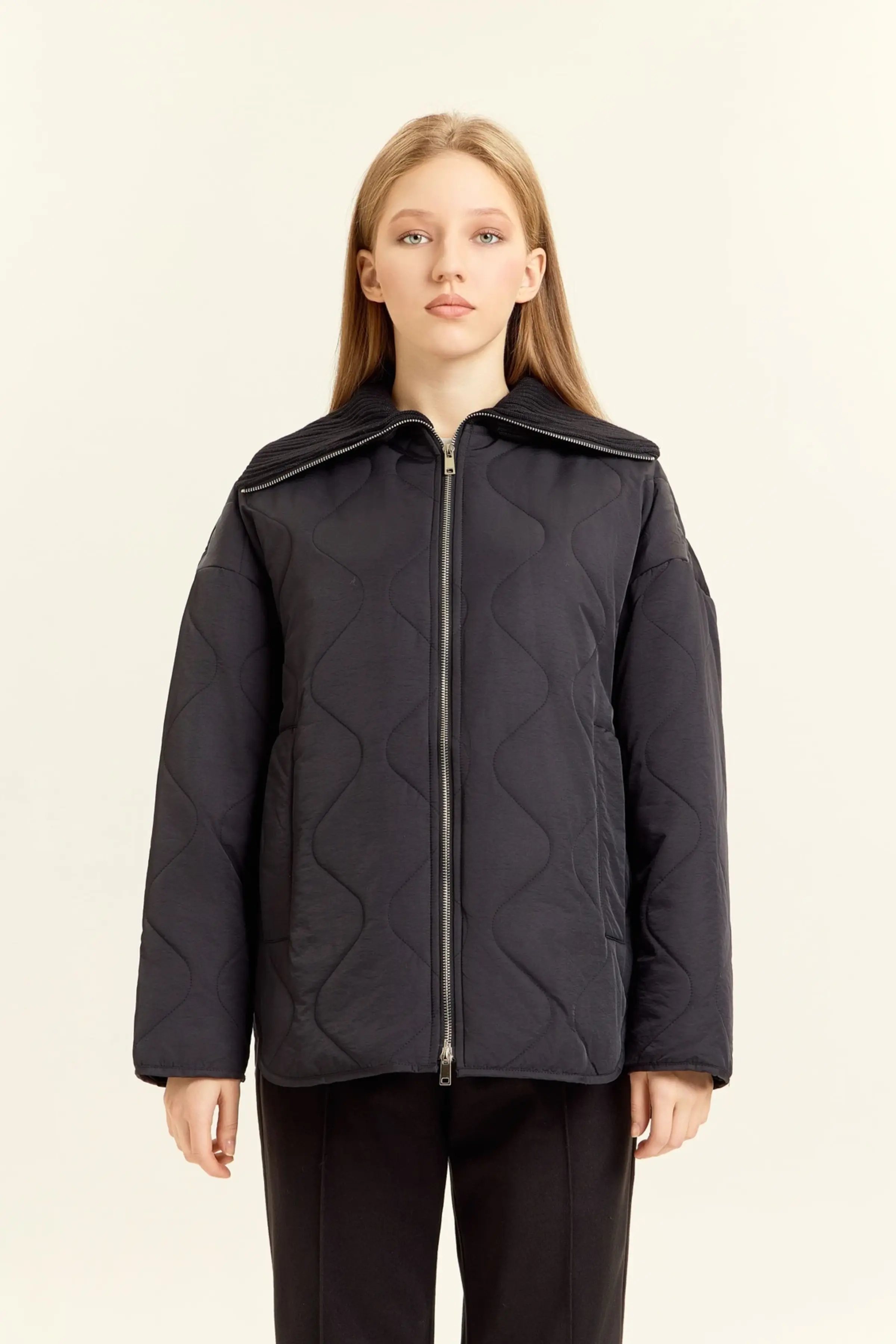 Куртка черный для женщин 47124-1 47