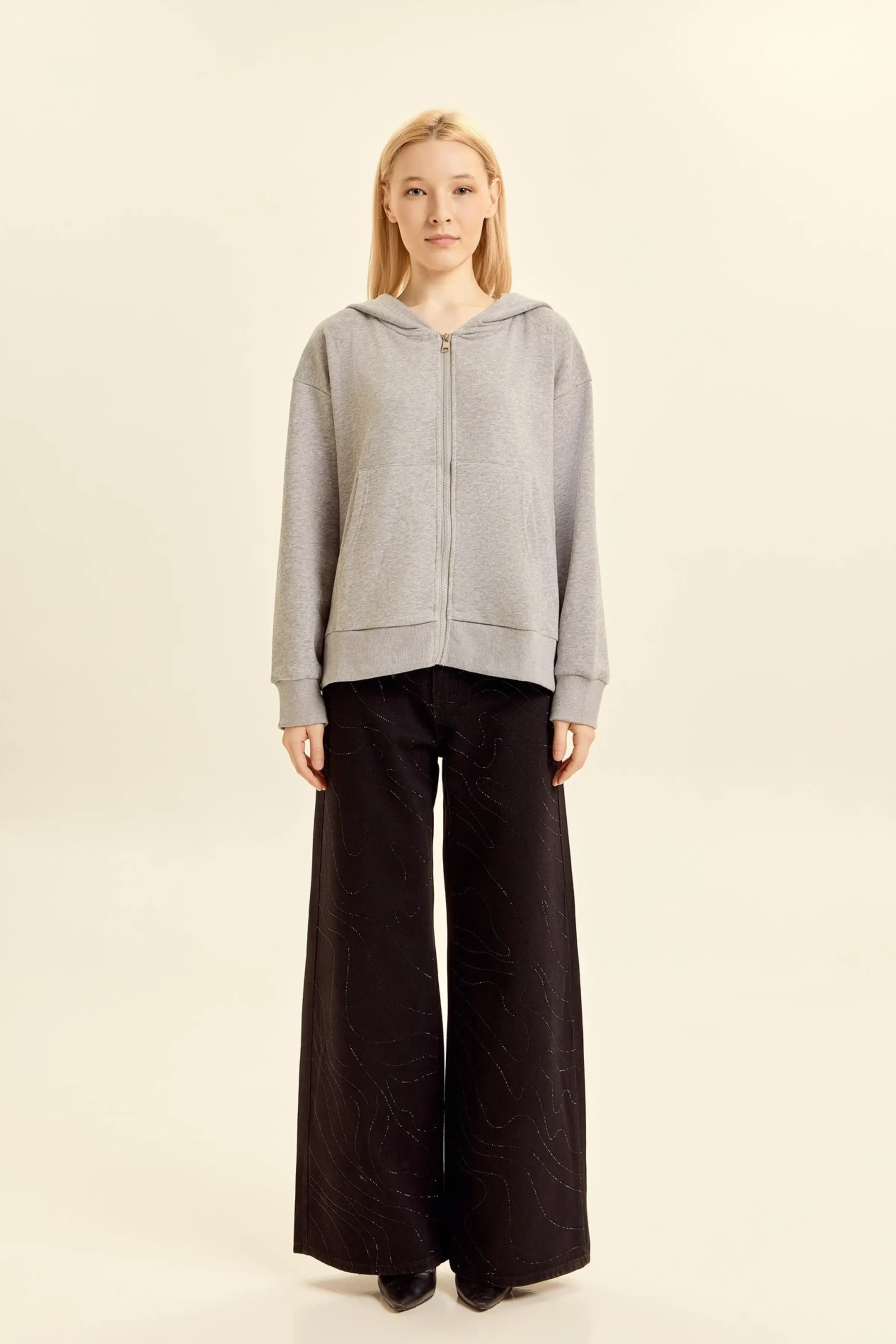 Джемпер серый для женщин 46167-61 60