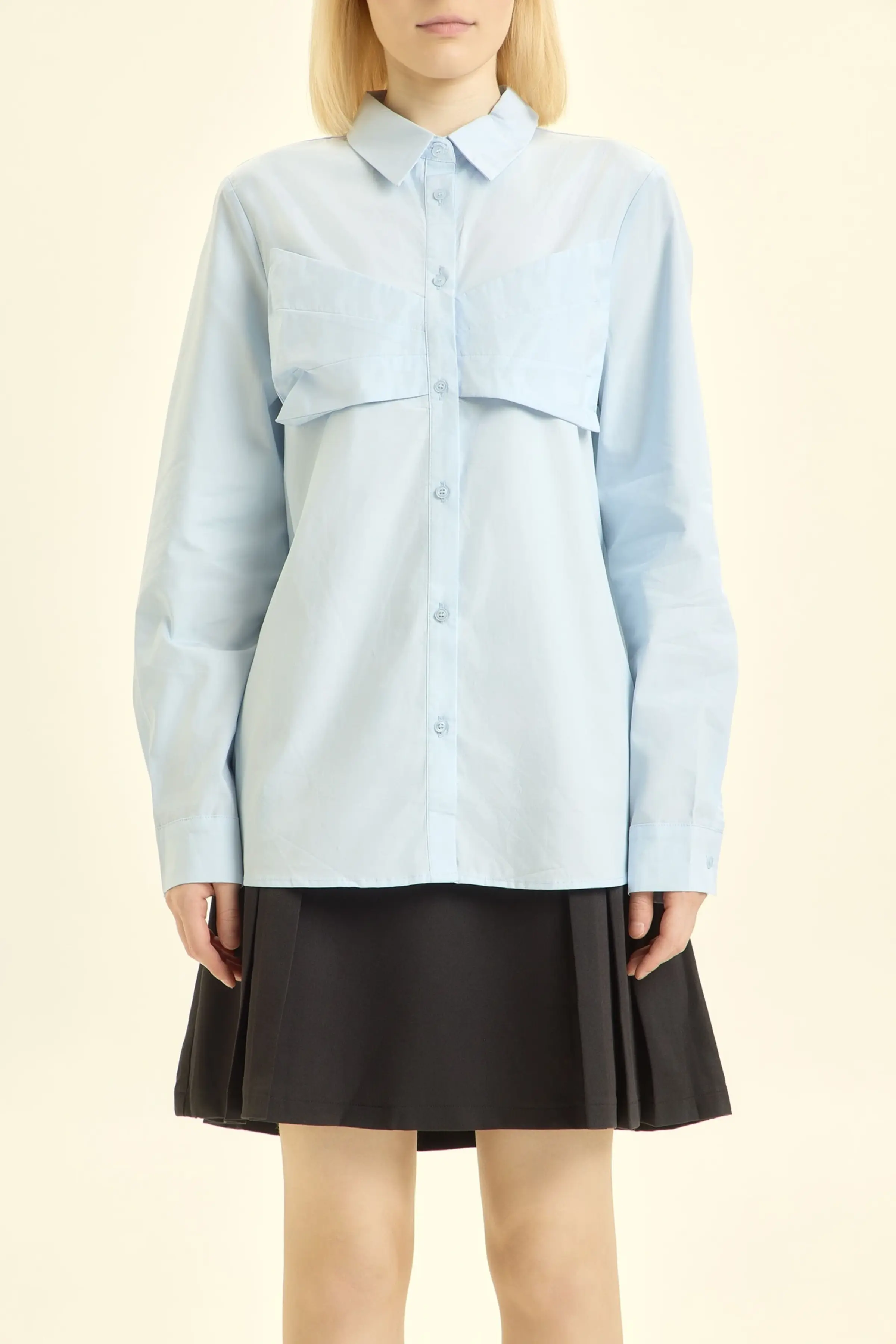 Рубашка голубой для женщин 46305-10 66