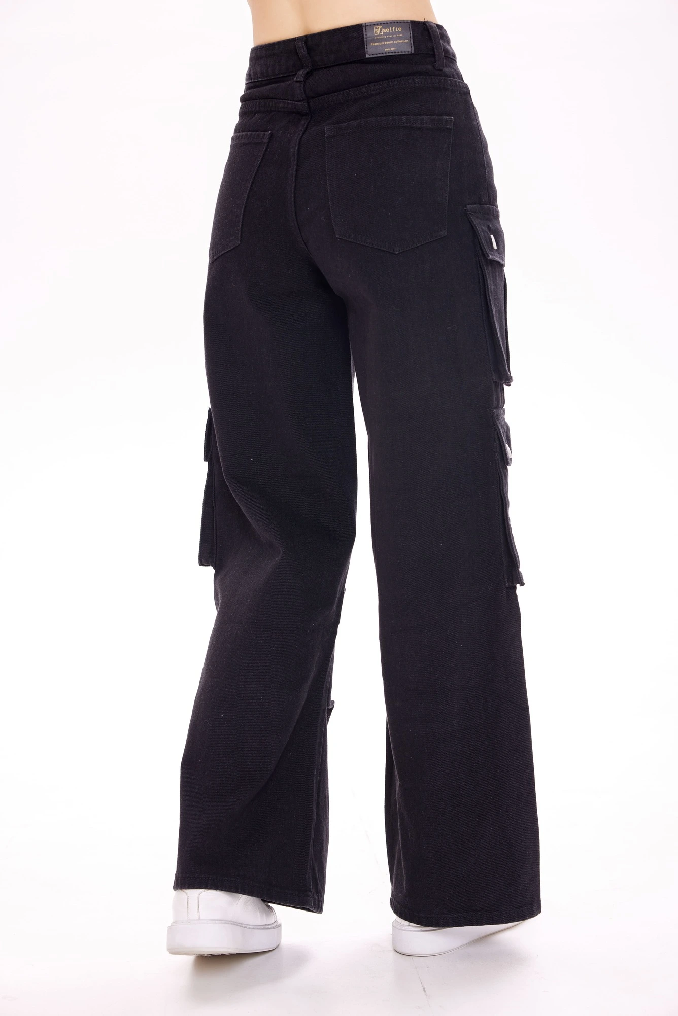 Джинсы черный для женщин 39134-1 74