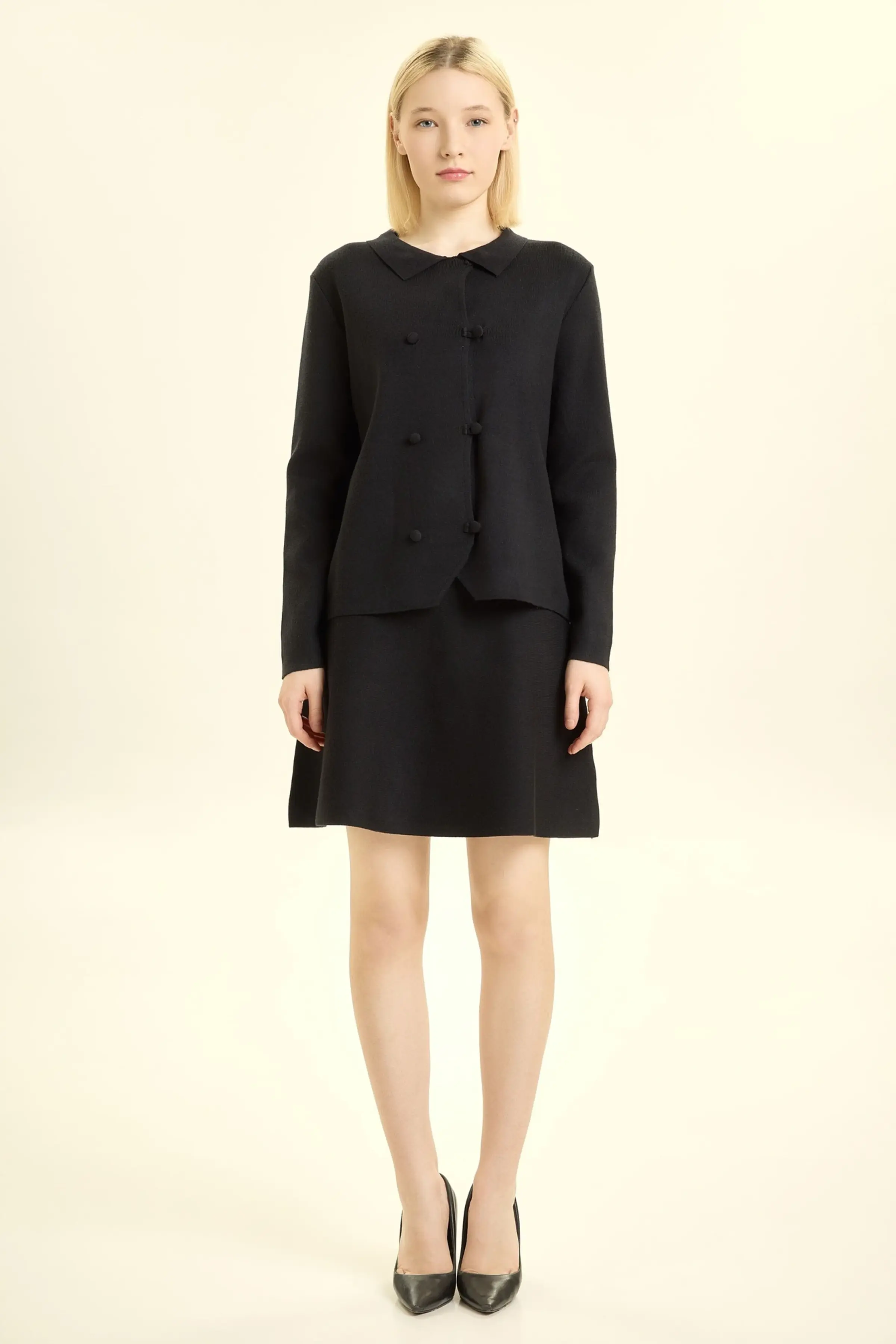 Кардиган черный для женщин 46146-1 50