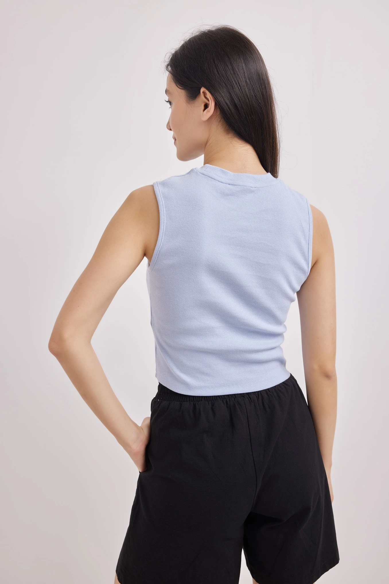 Топ голубой для женщин 41269-10 46