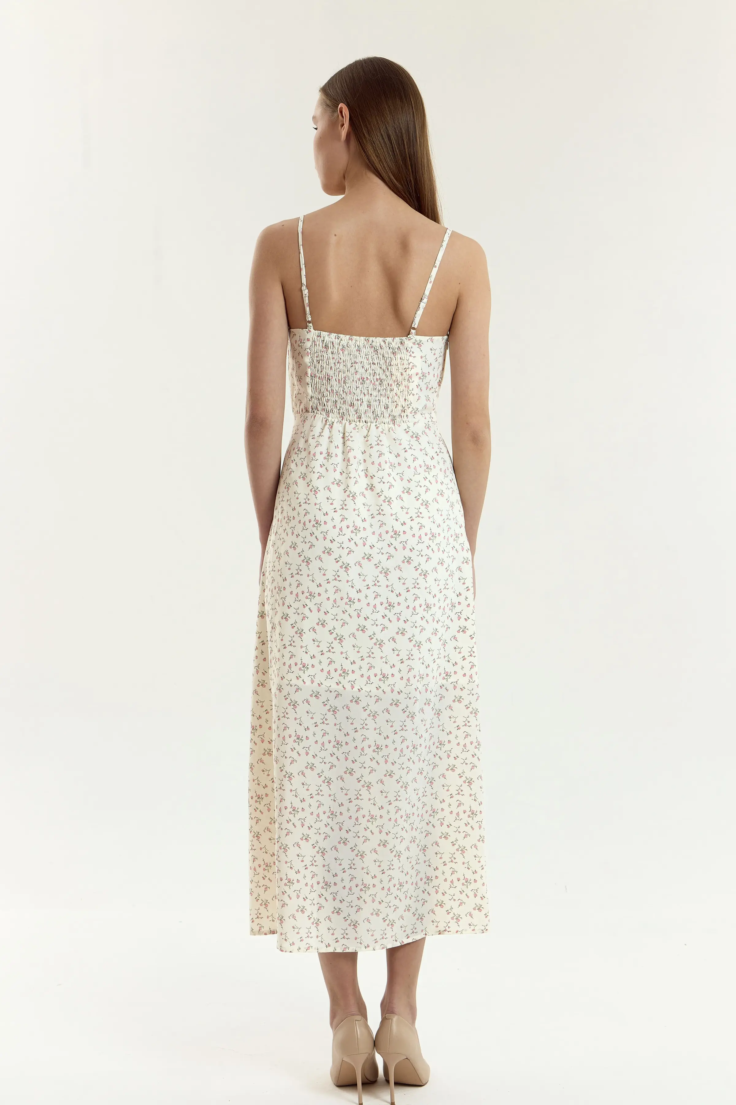 Сарафан белый в цветочек для женщин 45285-134 48