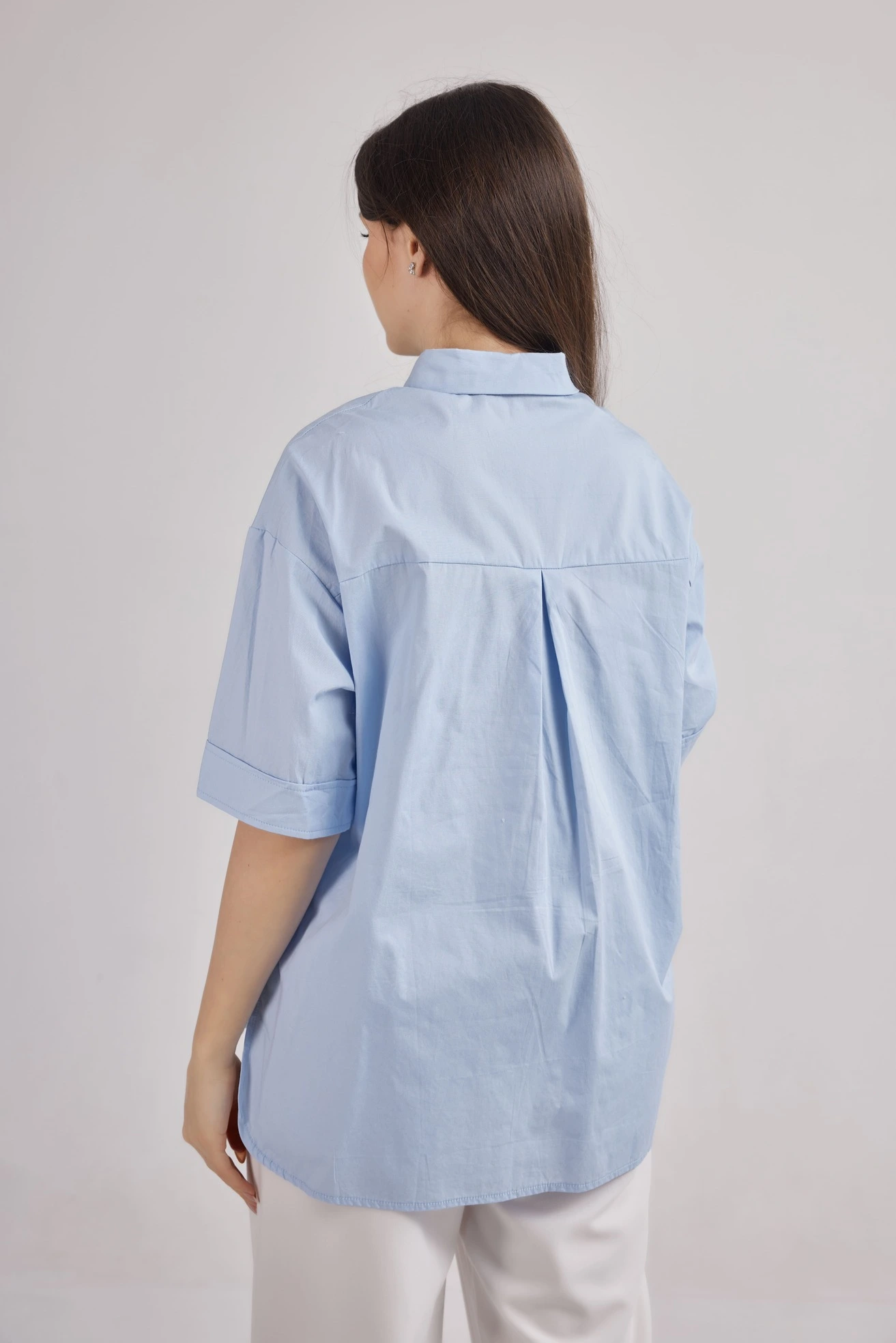 Рубашка голубой для женщин 41257-10 66