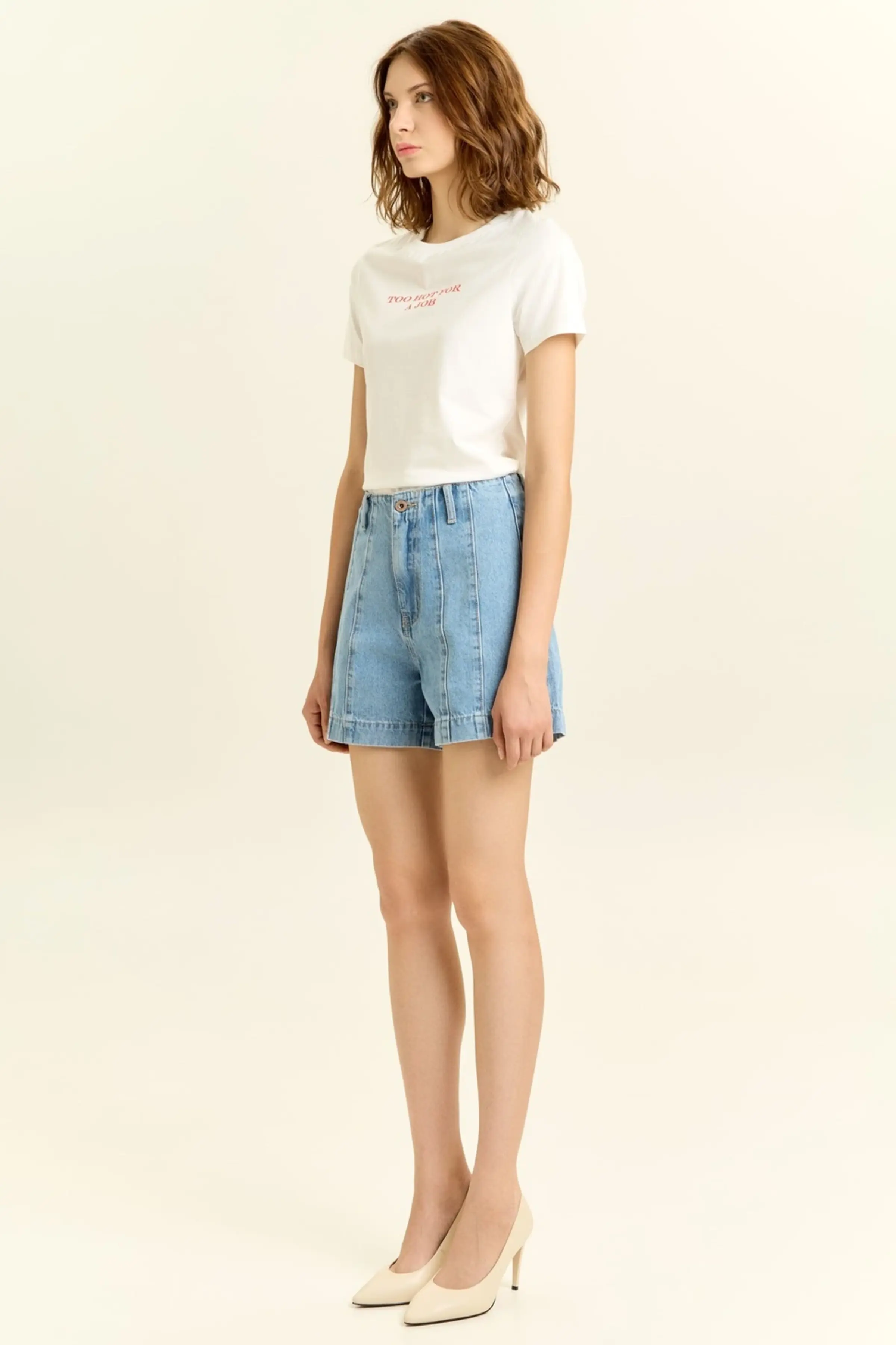 Шорты голубой для женщин 45303-10 57