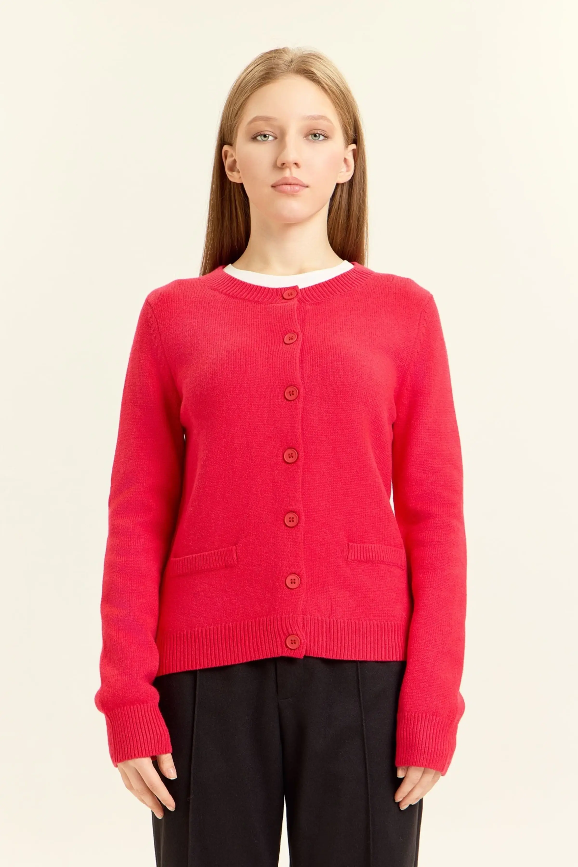 Кардиган красный для женщин 47140-7 50