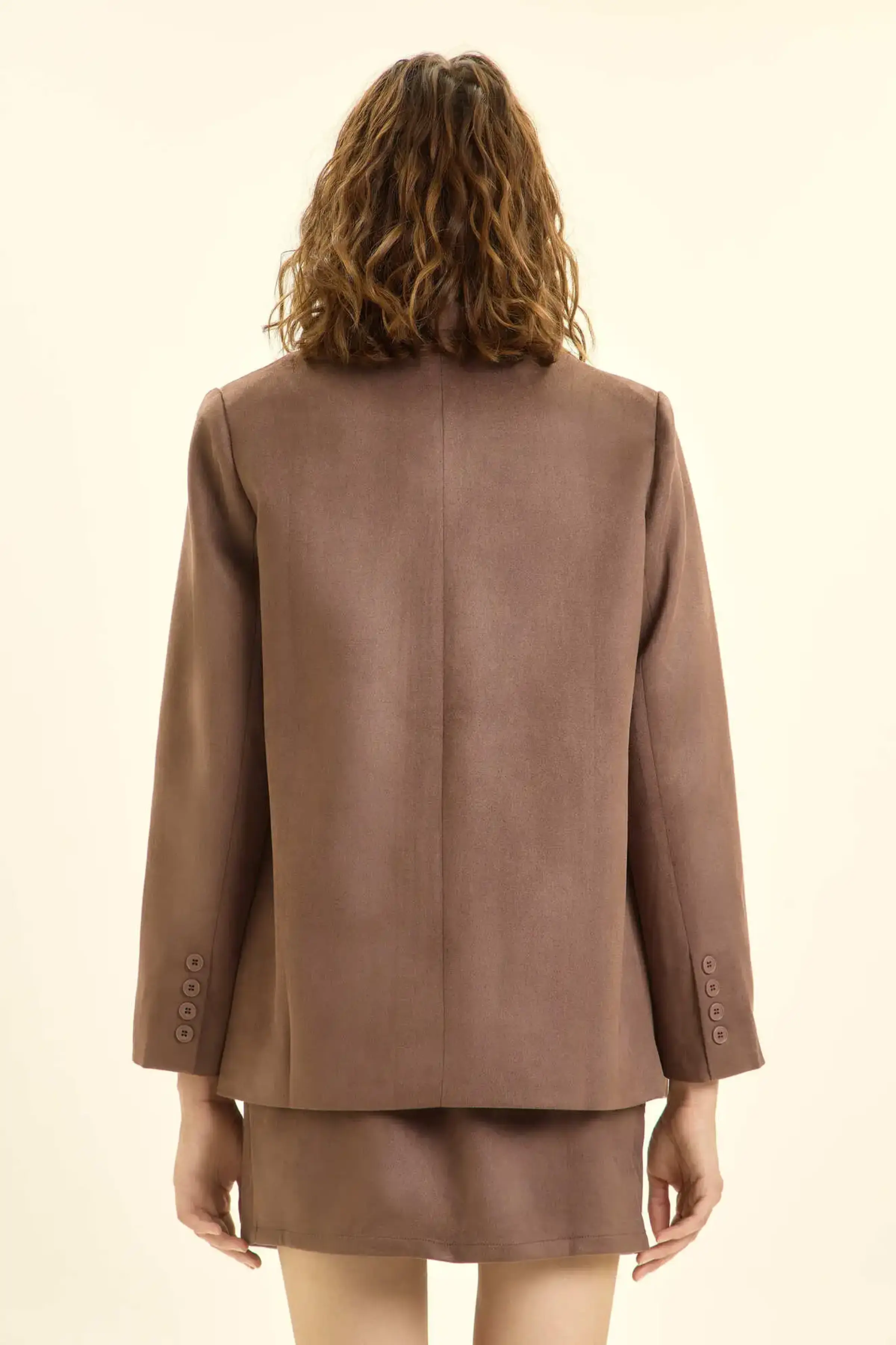 Жакет коричневый для женщин 46160-13 64