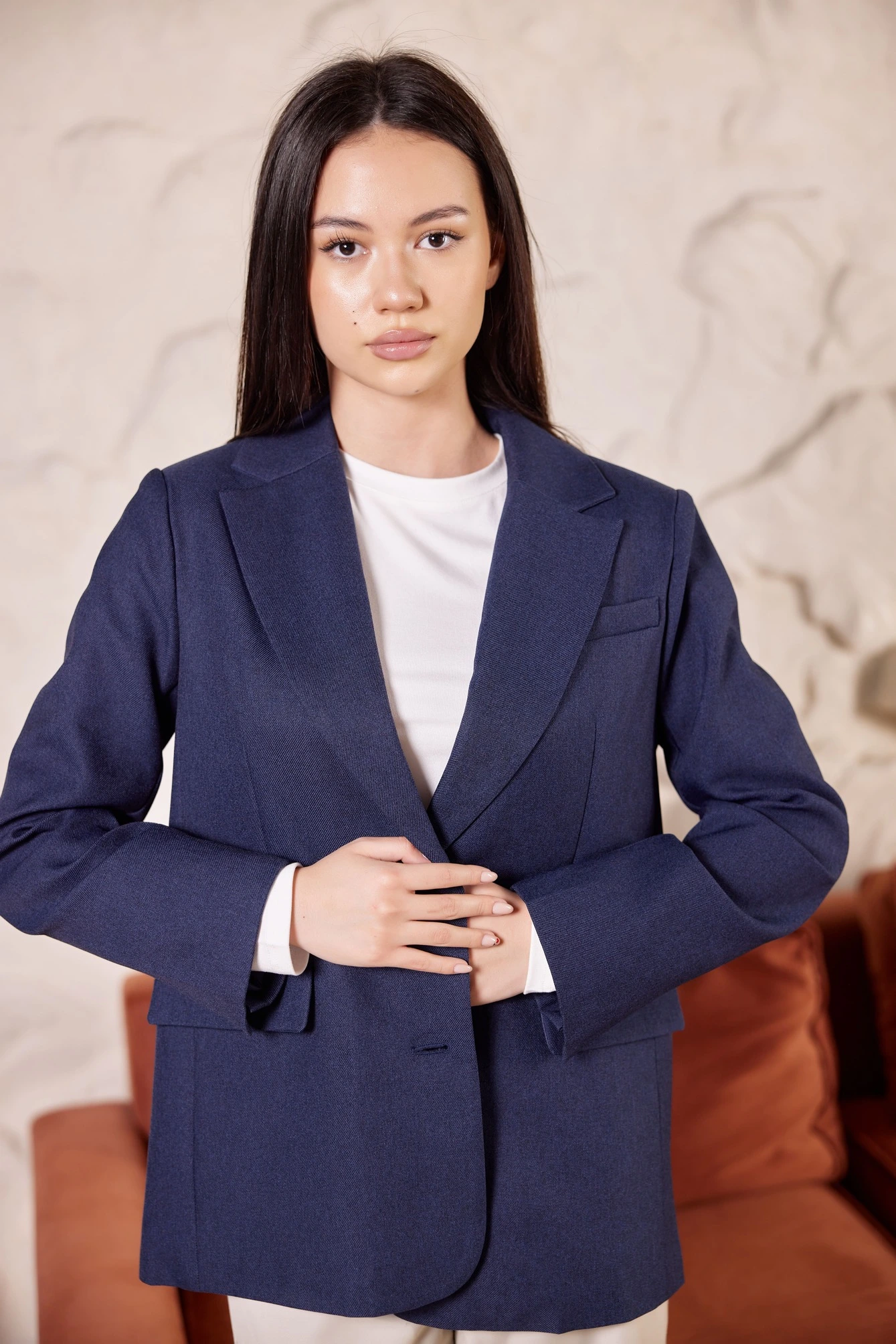 Жакет синий для женщин 42177-65 64