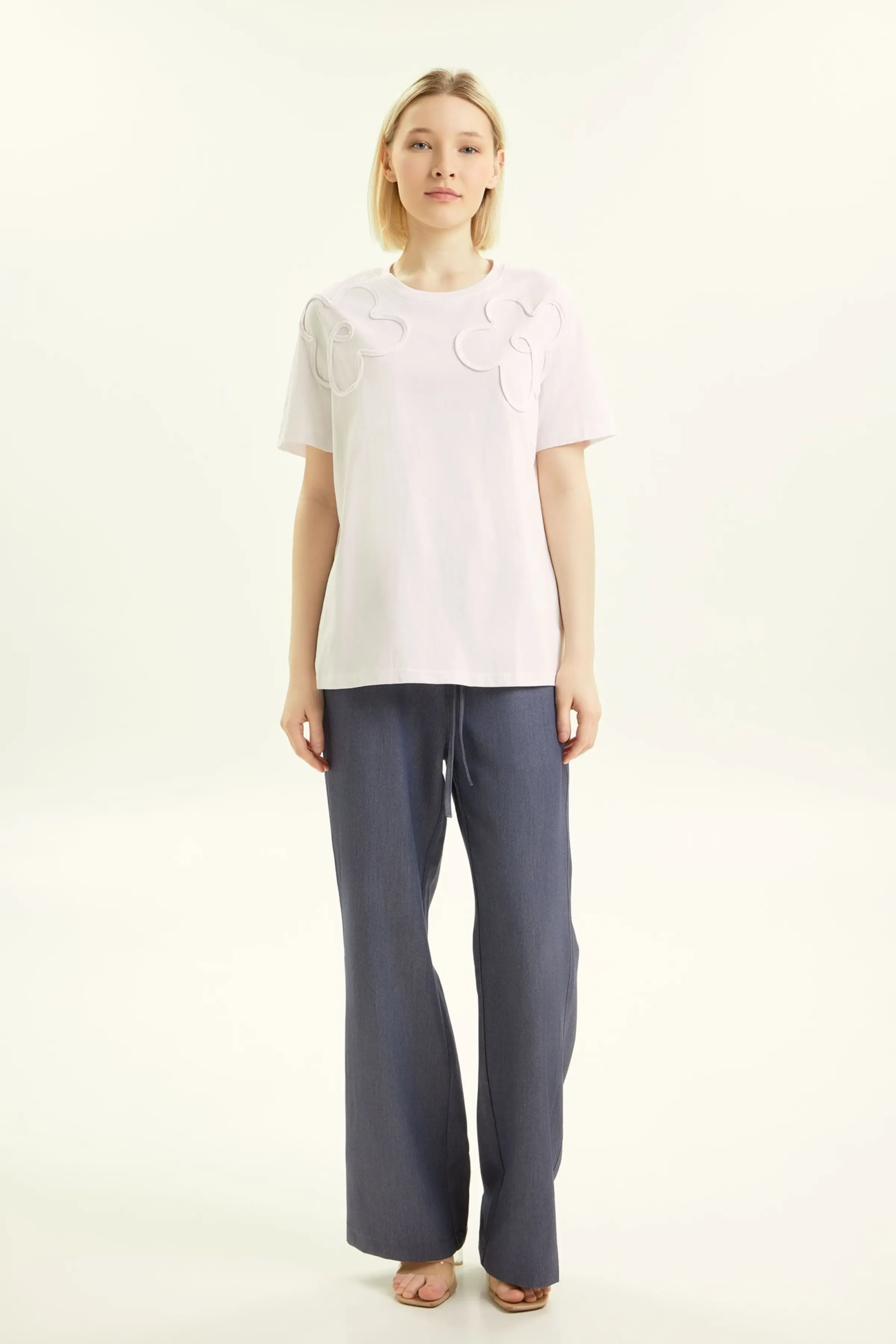 Футболка белый для женщин 44198-4 67