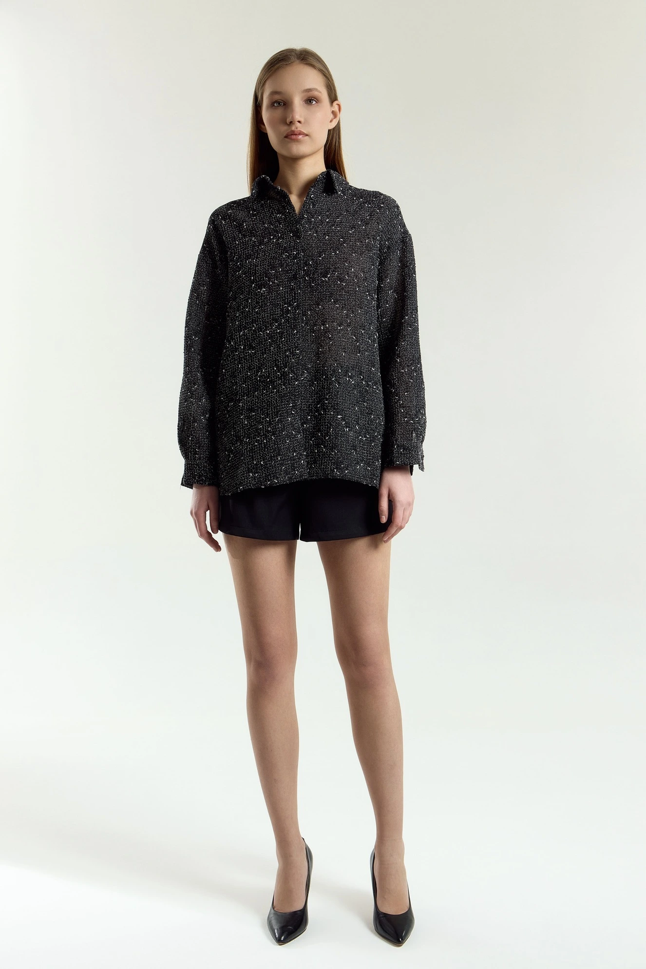 Рубашка черный для женщин 45130-1 66