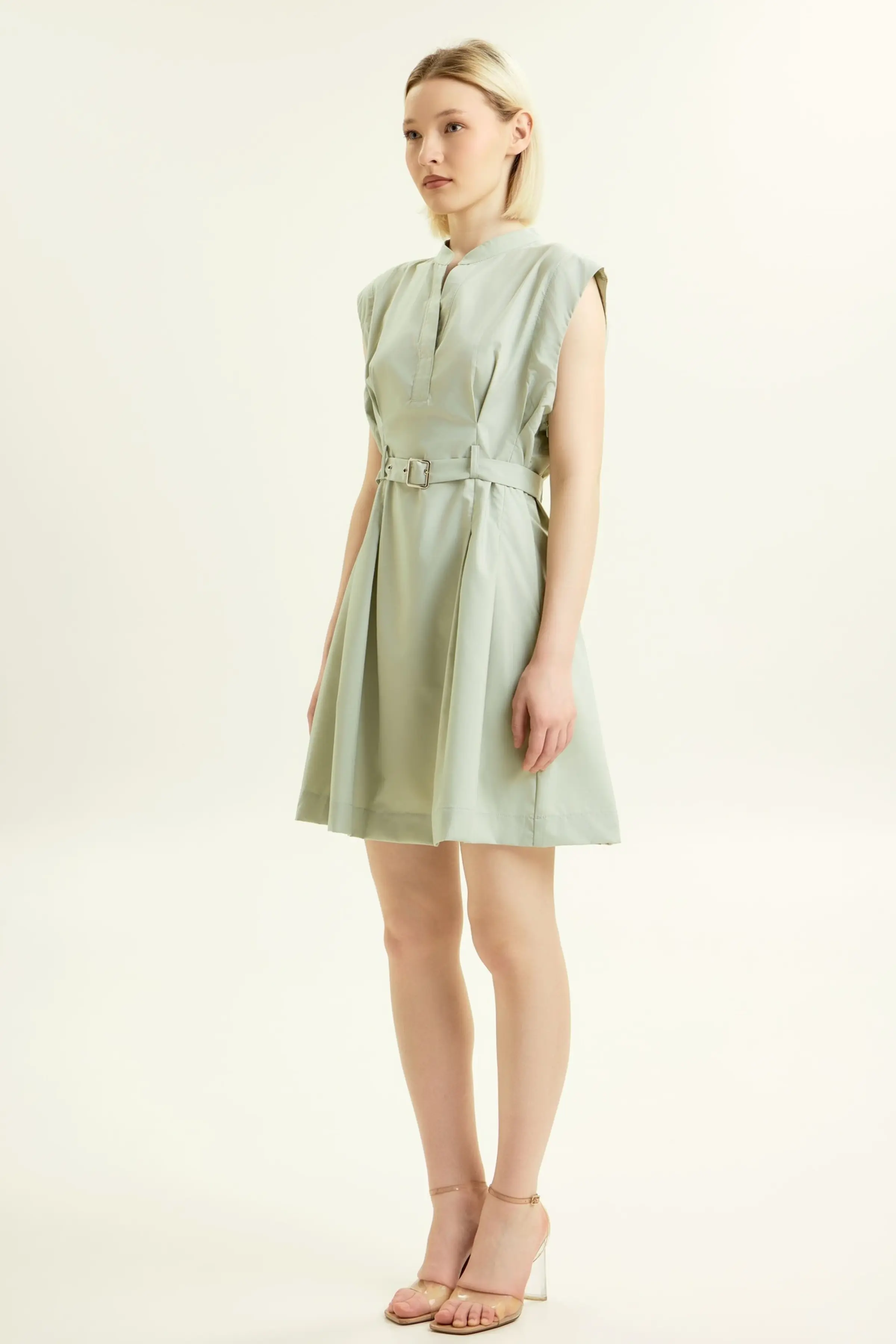 Платье хаки для женщин 45364D-14 54