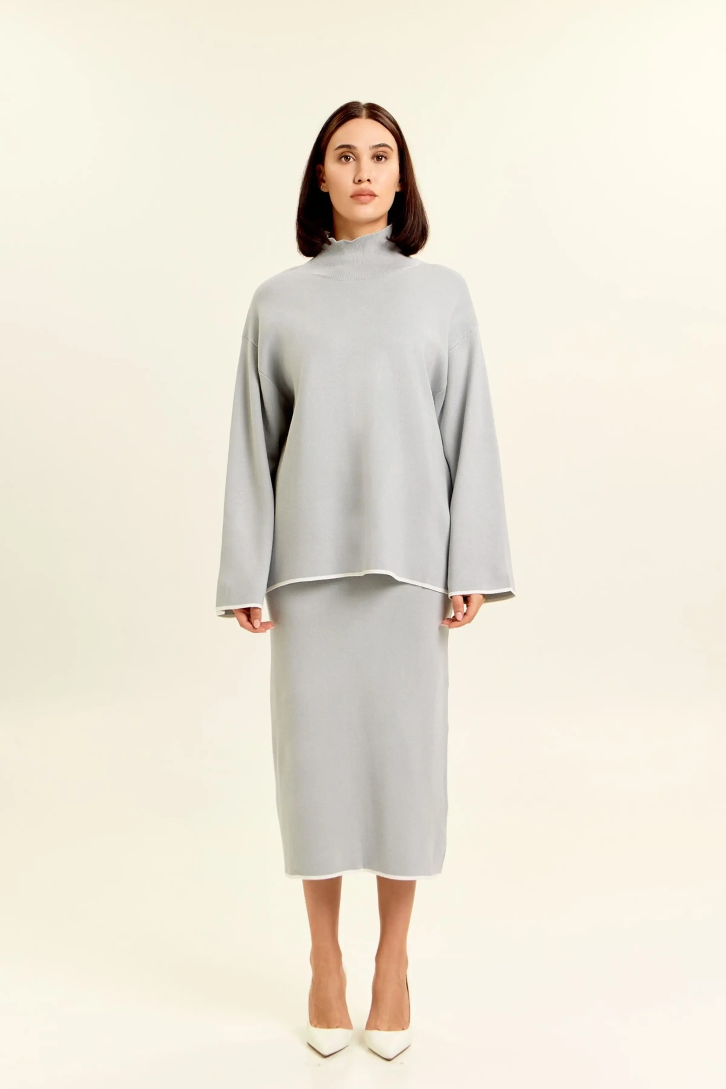 Юбка серый для женщин 47147-61 52