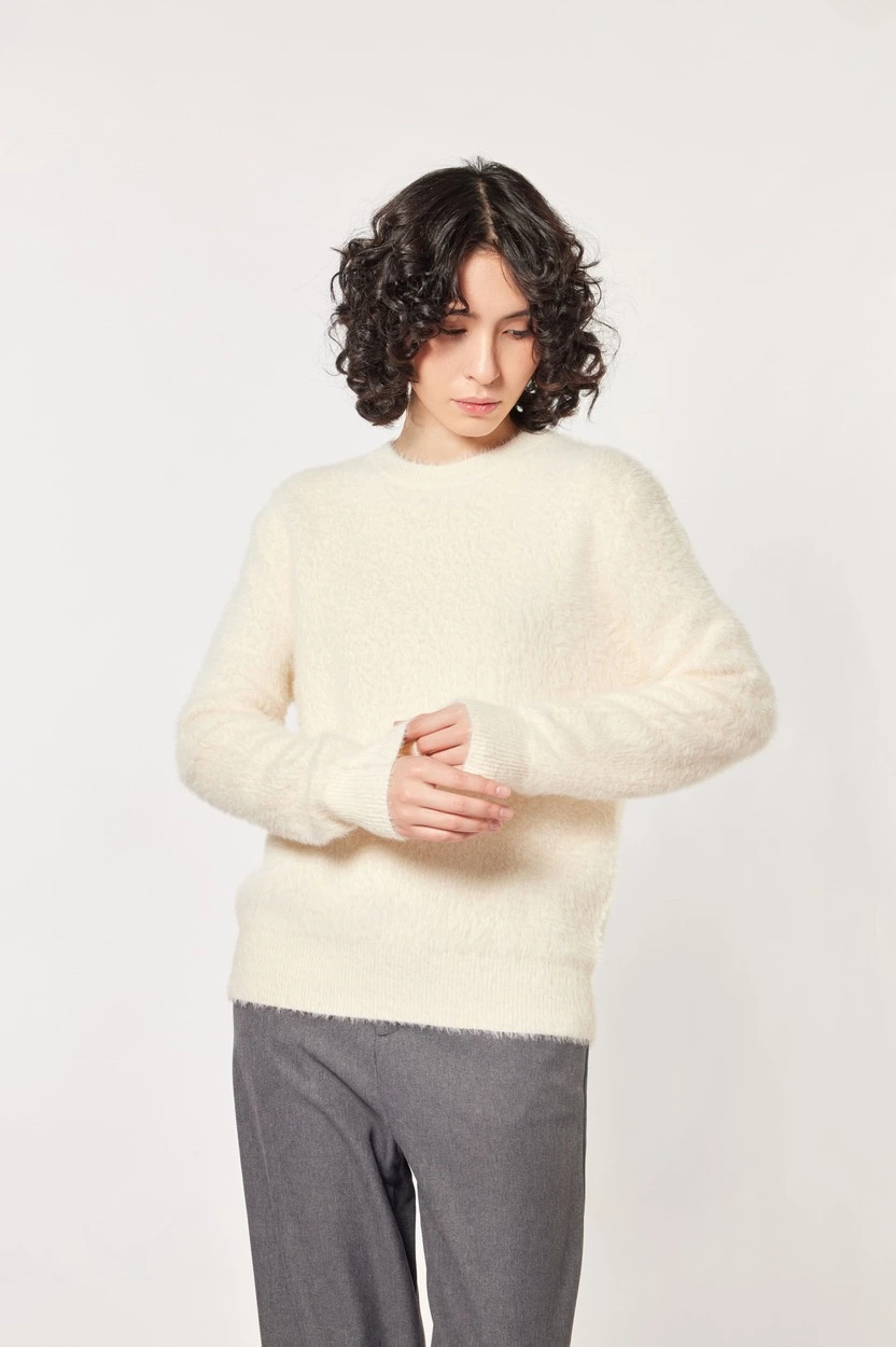 Джемпер белый для женщин 44162-4 60