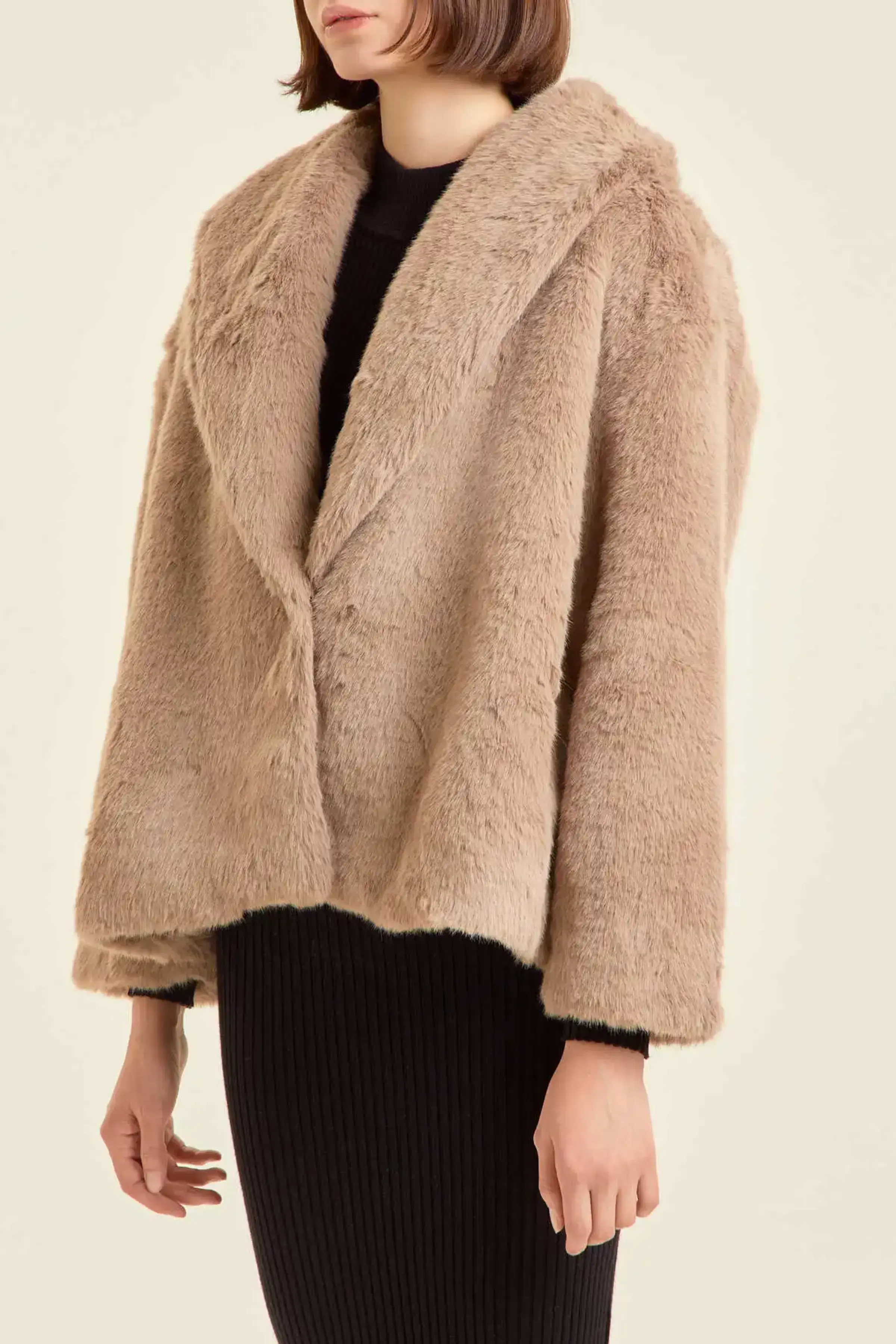 Пальто коричневый для женщин 47102-13 53