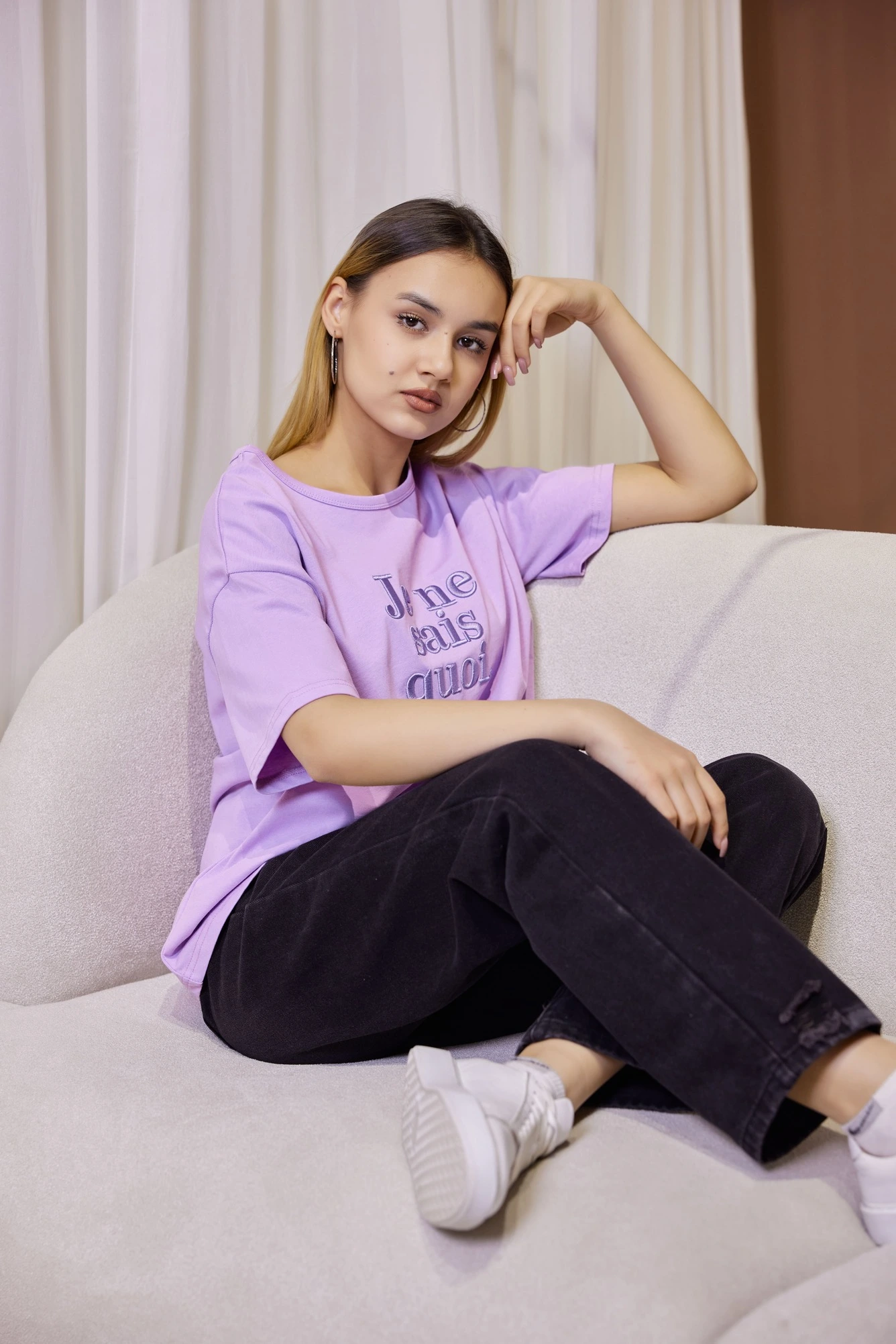 Футболка лавандовый для женщин 40224-207 67