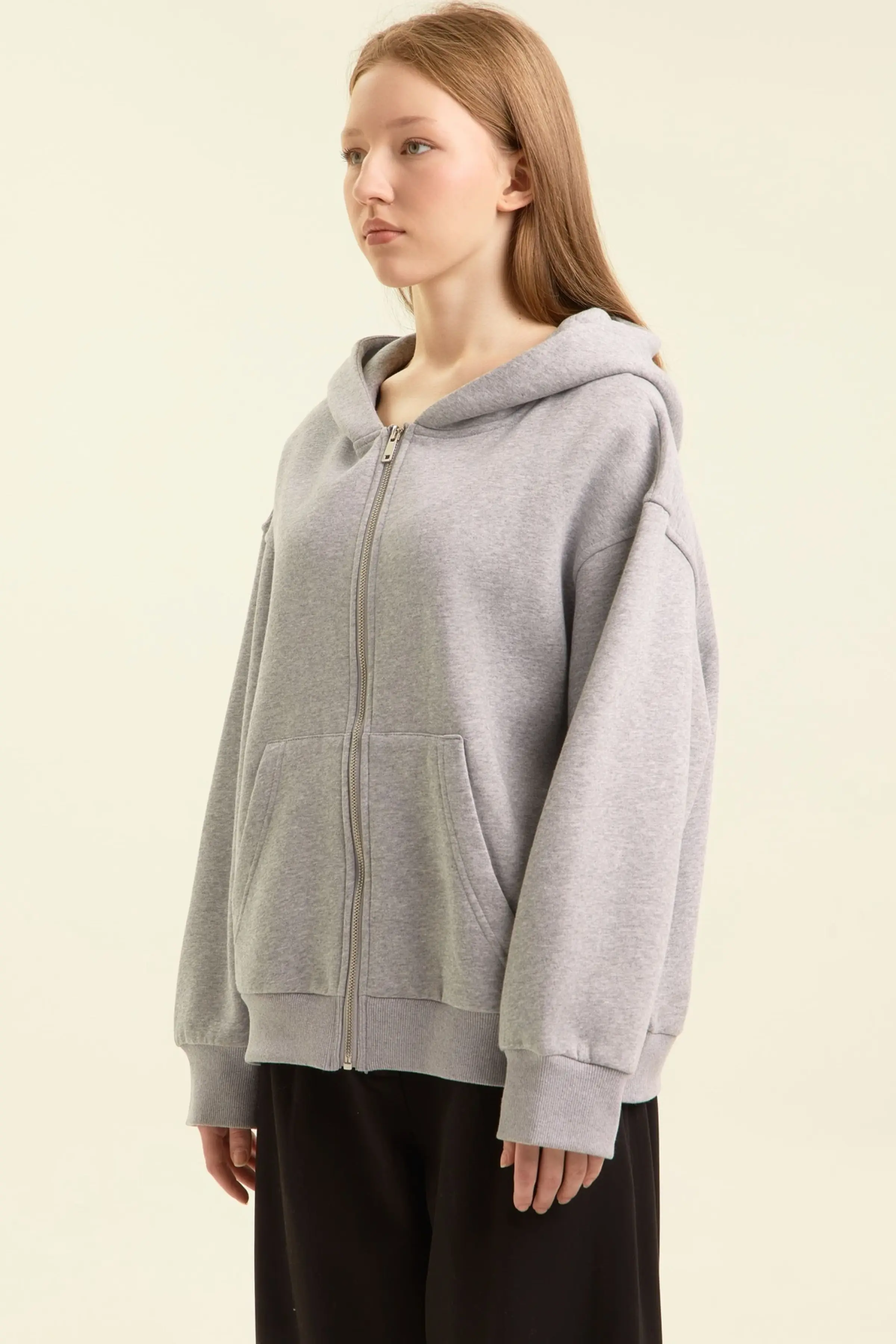 Худи серый для женщин 47244-61 62