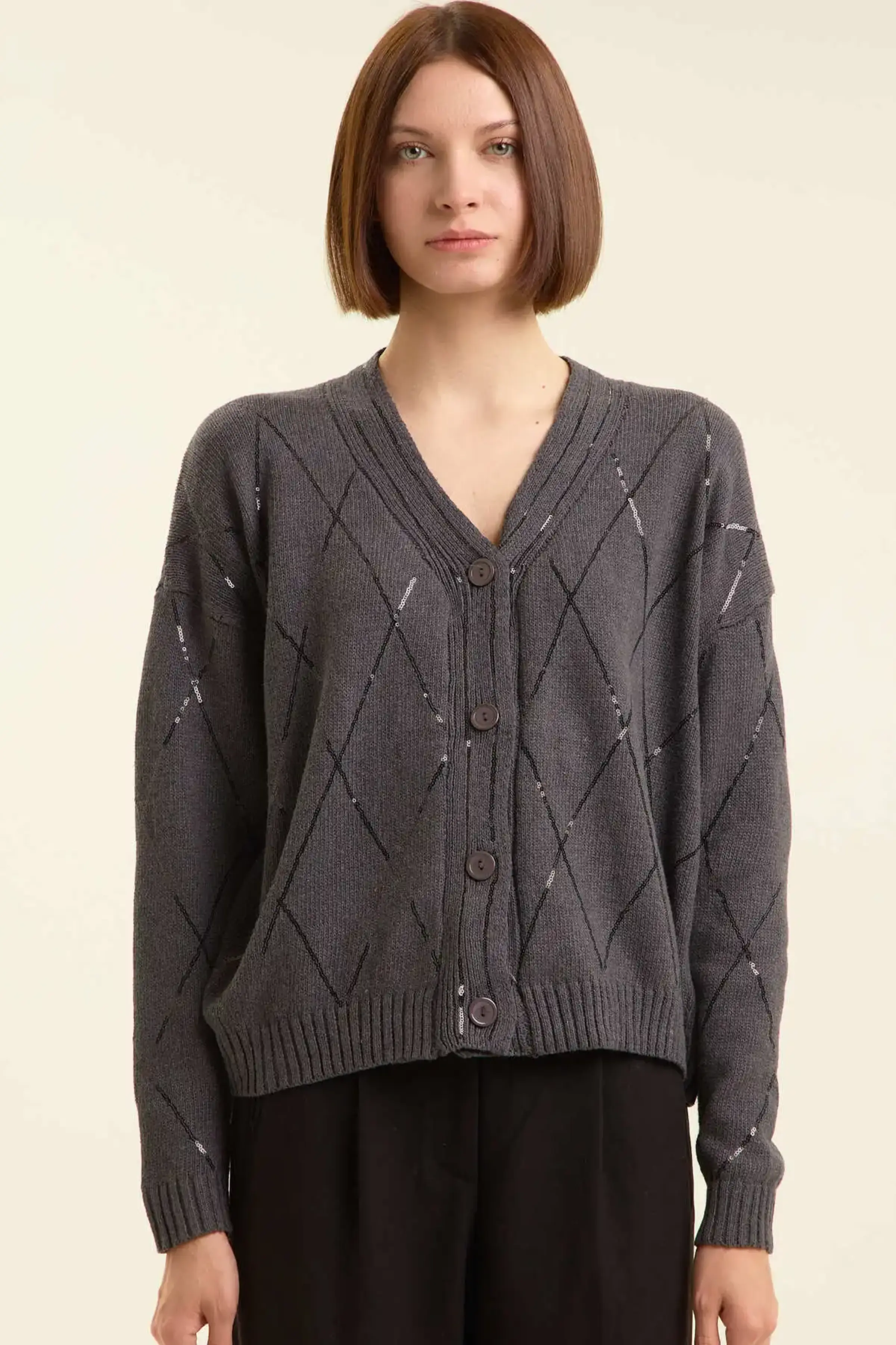 Кардиган серый для женщин 47150-61 50