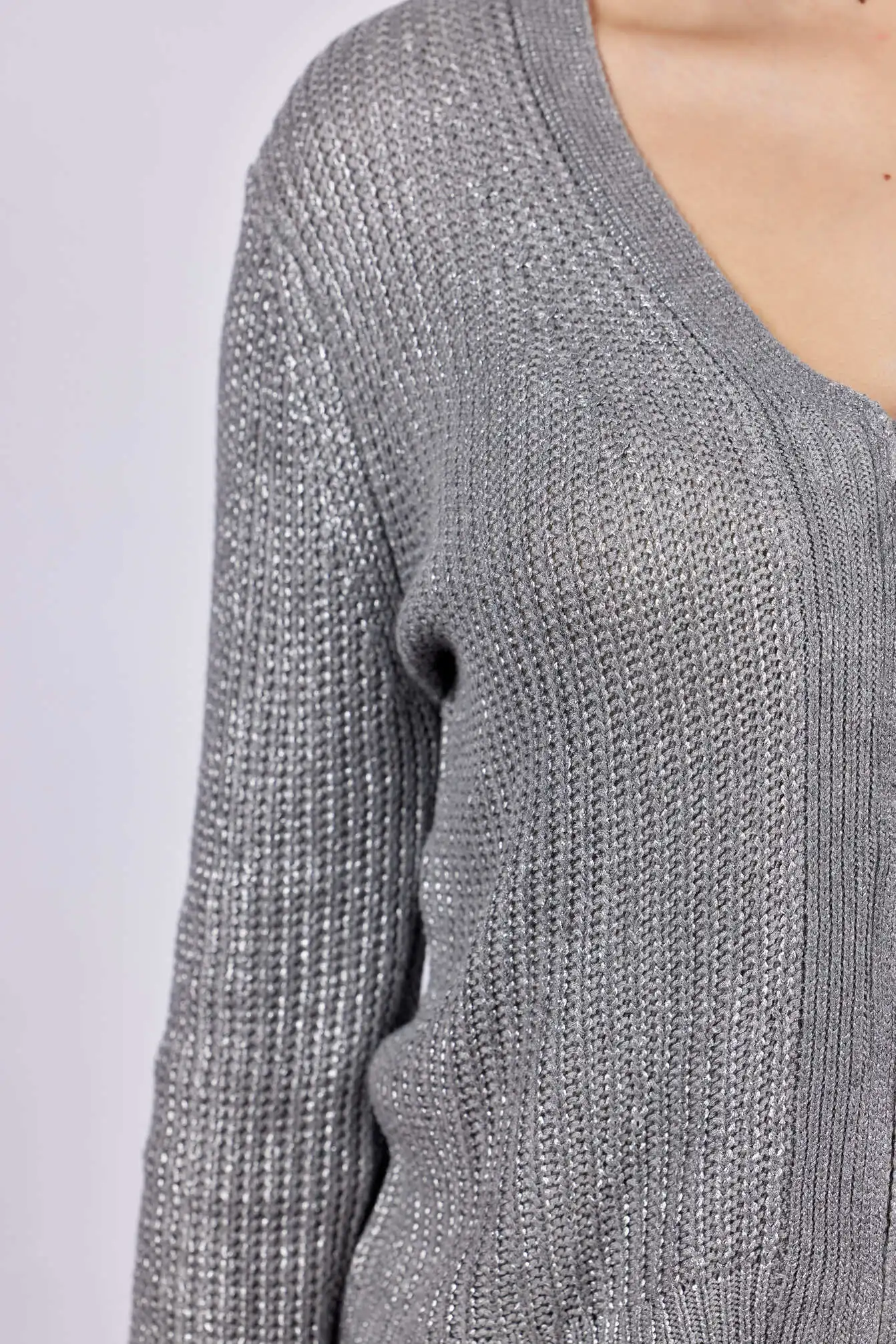 Кардиган светло-серый для женщин 43109-9 50