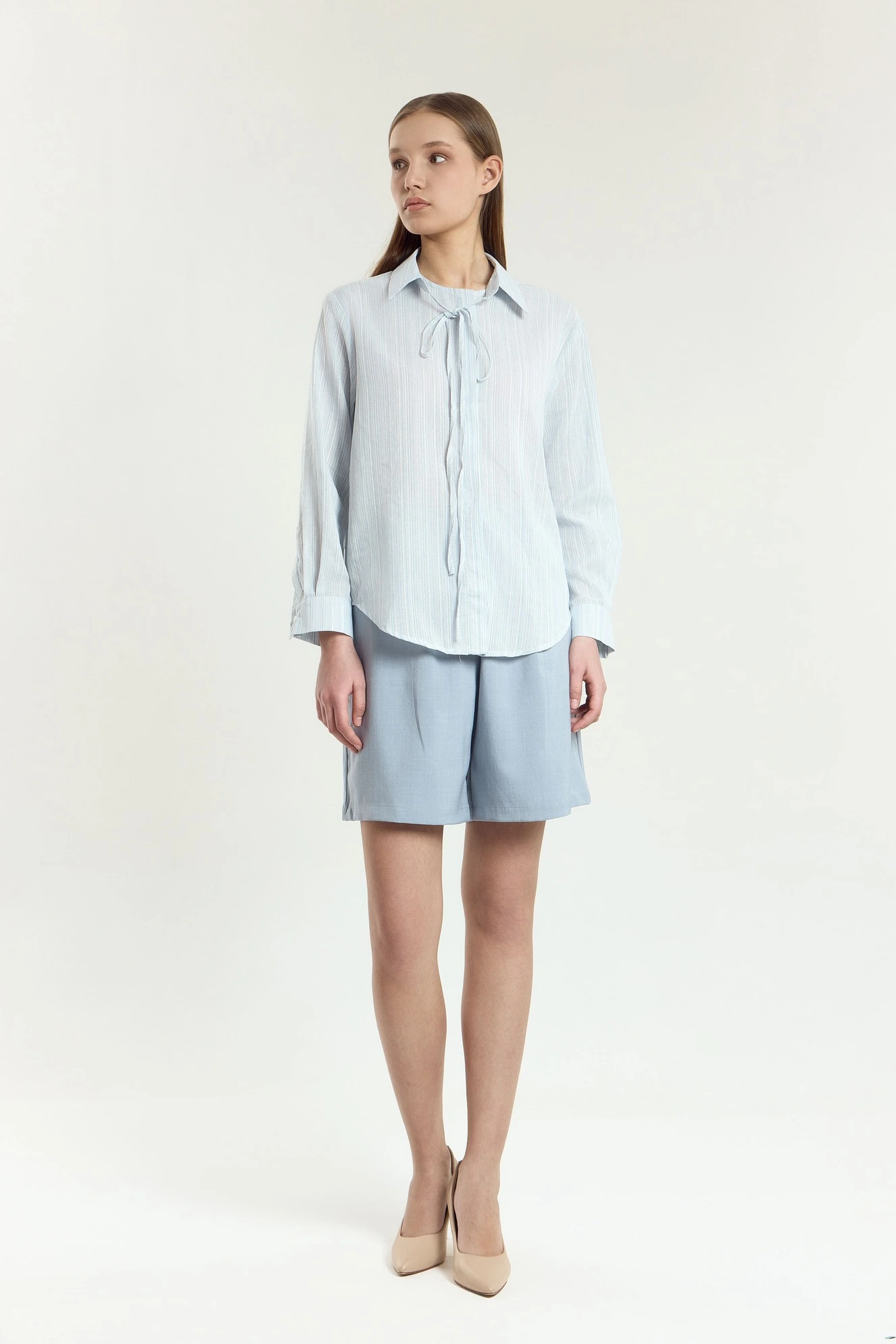 Шорты голубой для женщин 45118-10 57