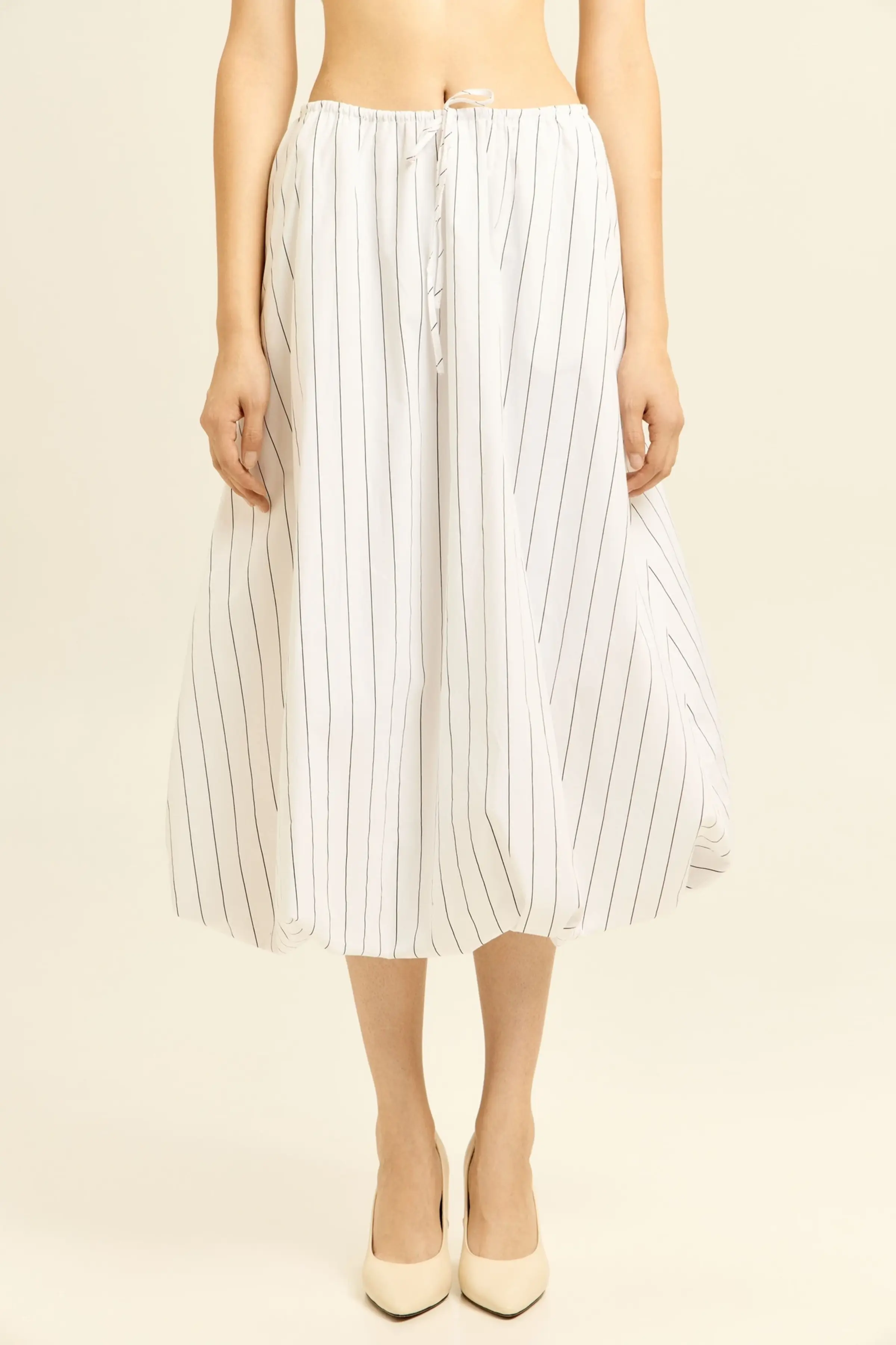 Юбка бело-черная полоска для женщин 45360D-46 52