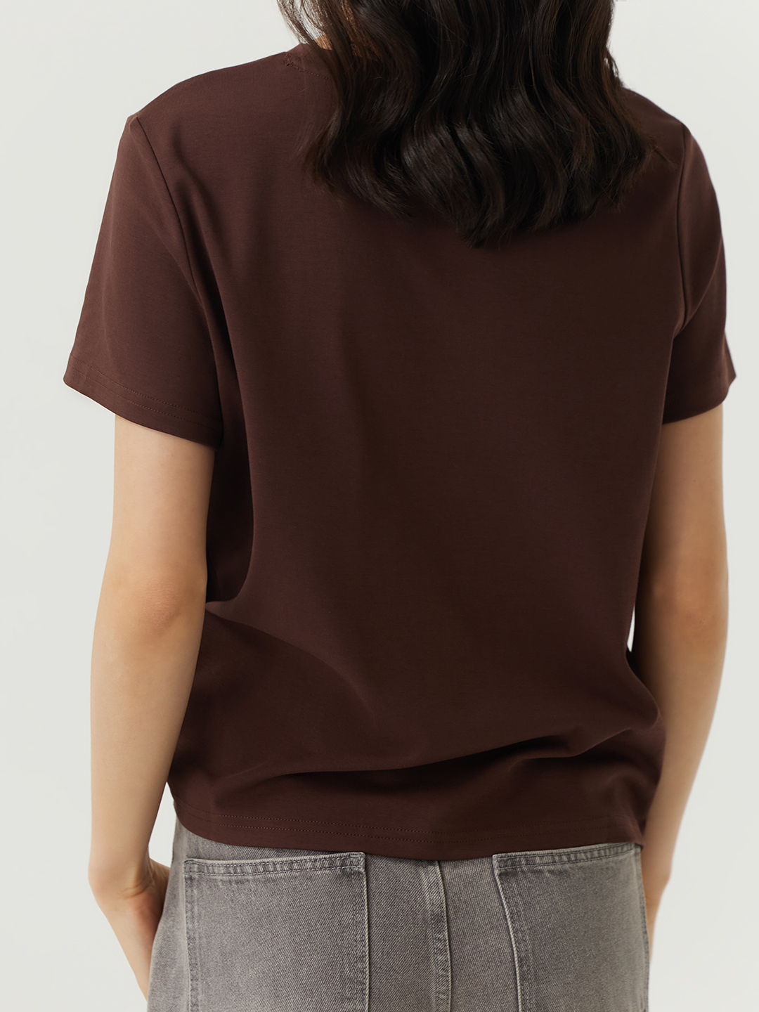 Футболка коричневый для женщин 48172-13 67