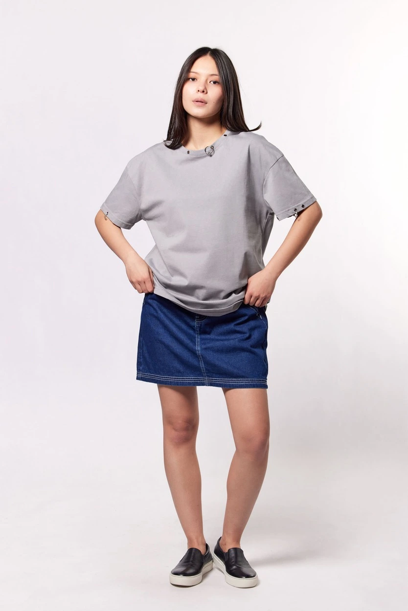 Футболка серый для женщин 44272-61 67