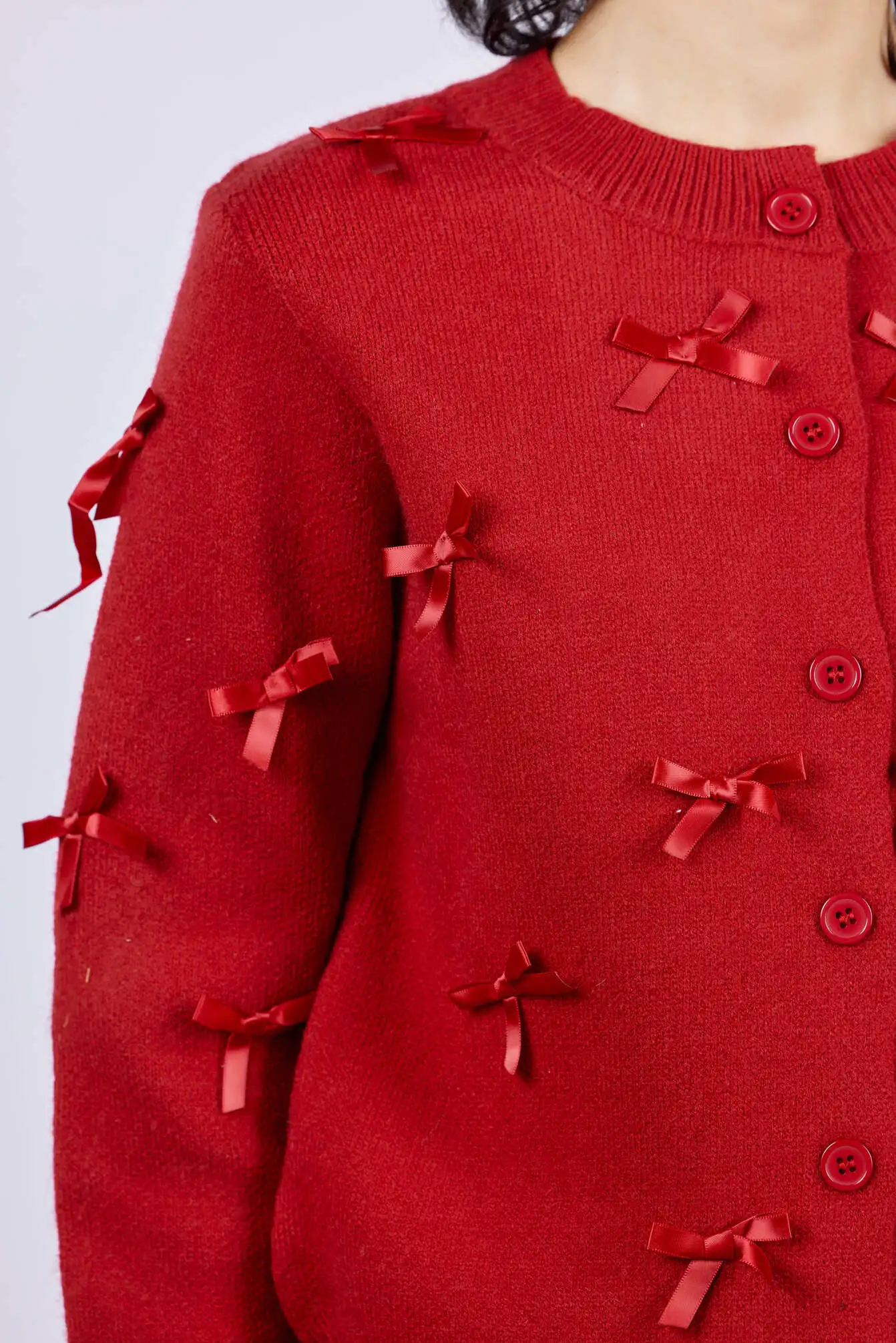 Кардиган красный для женщин 43202-7 50