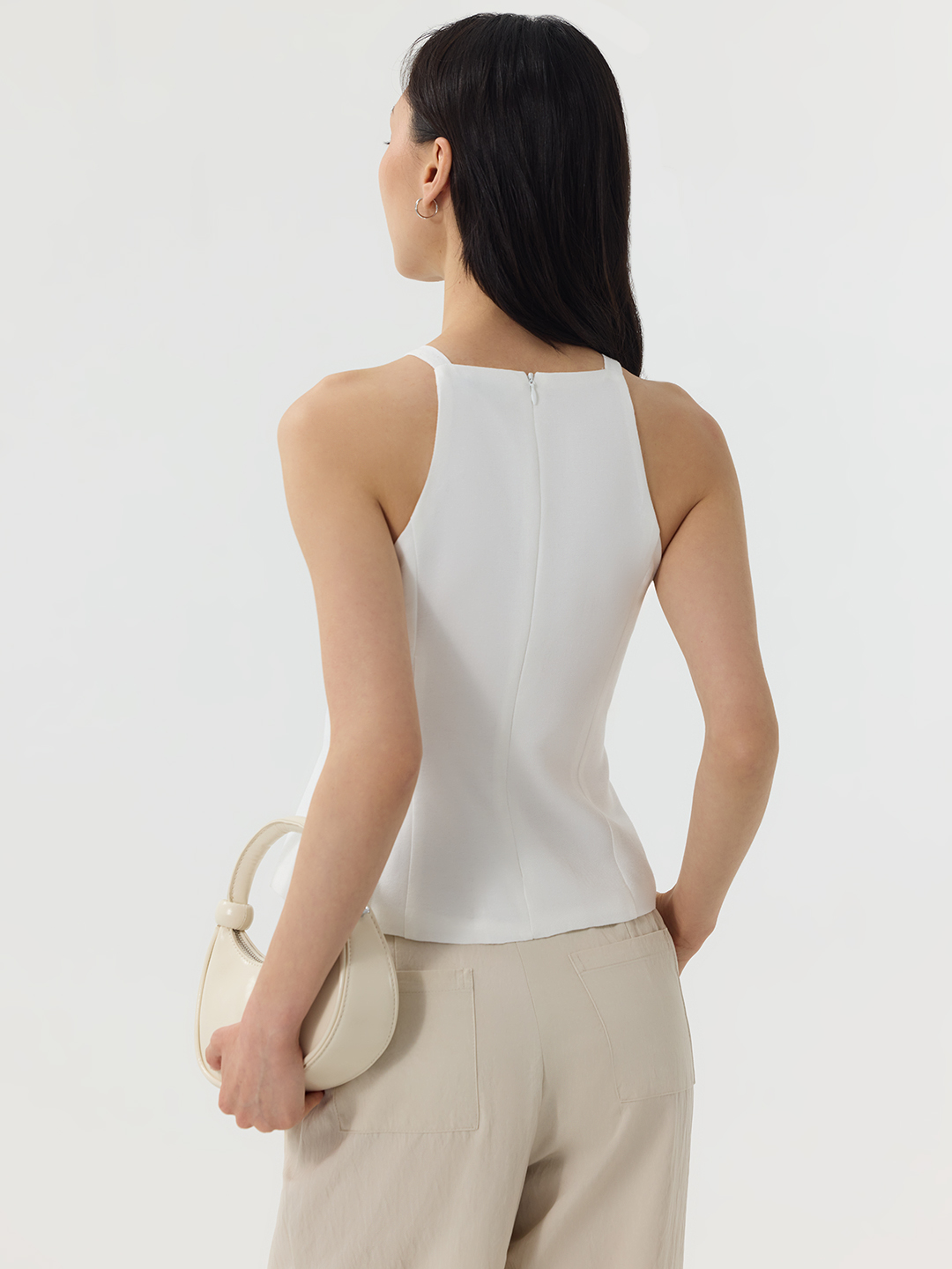 Топ белый для женщин 49100-4 46