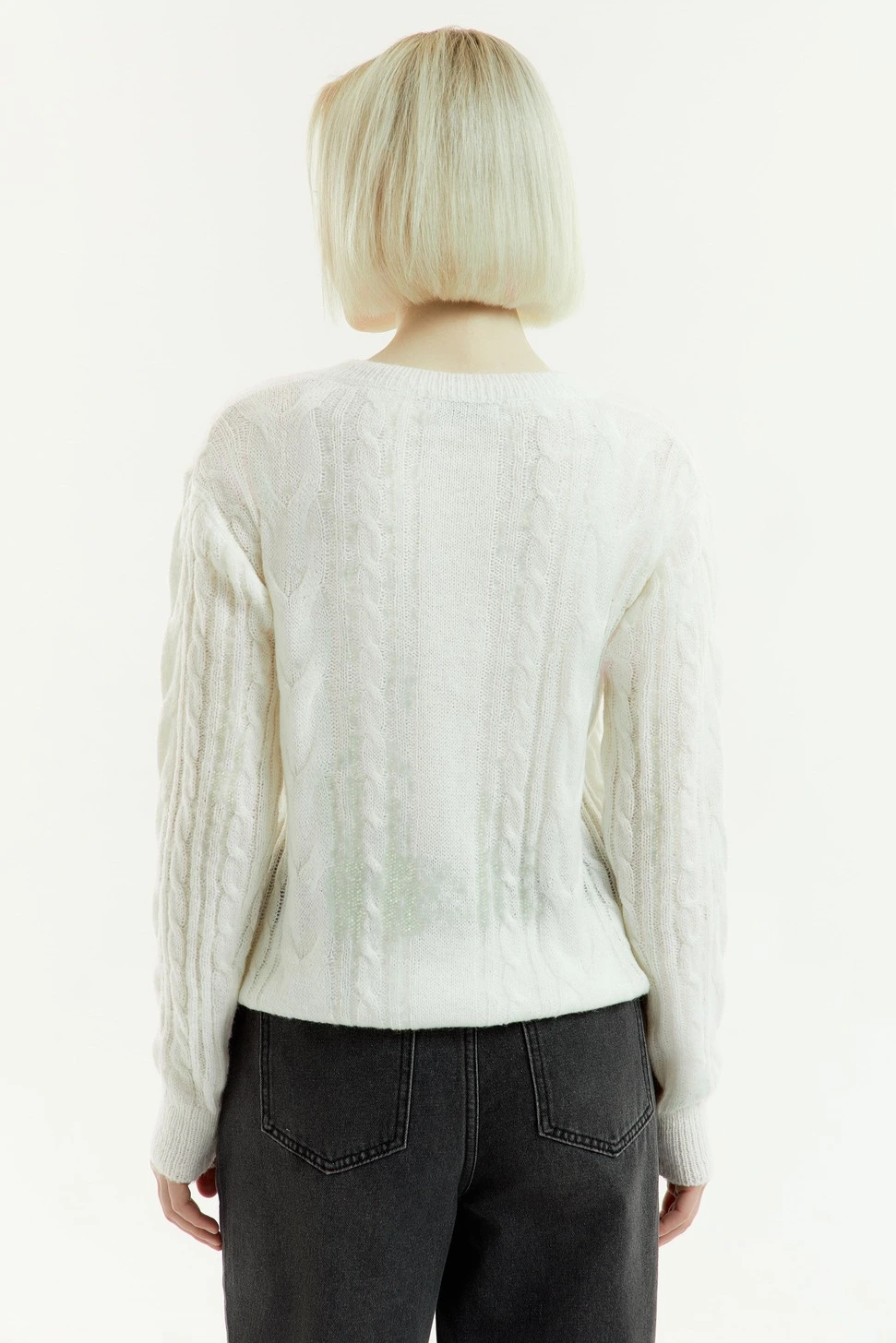 Кардиган белый для женщин 43155-4 50