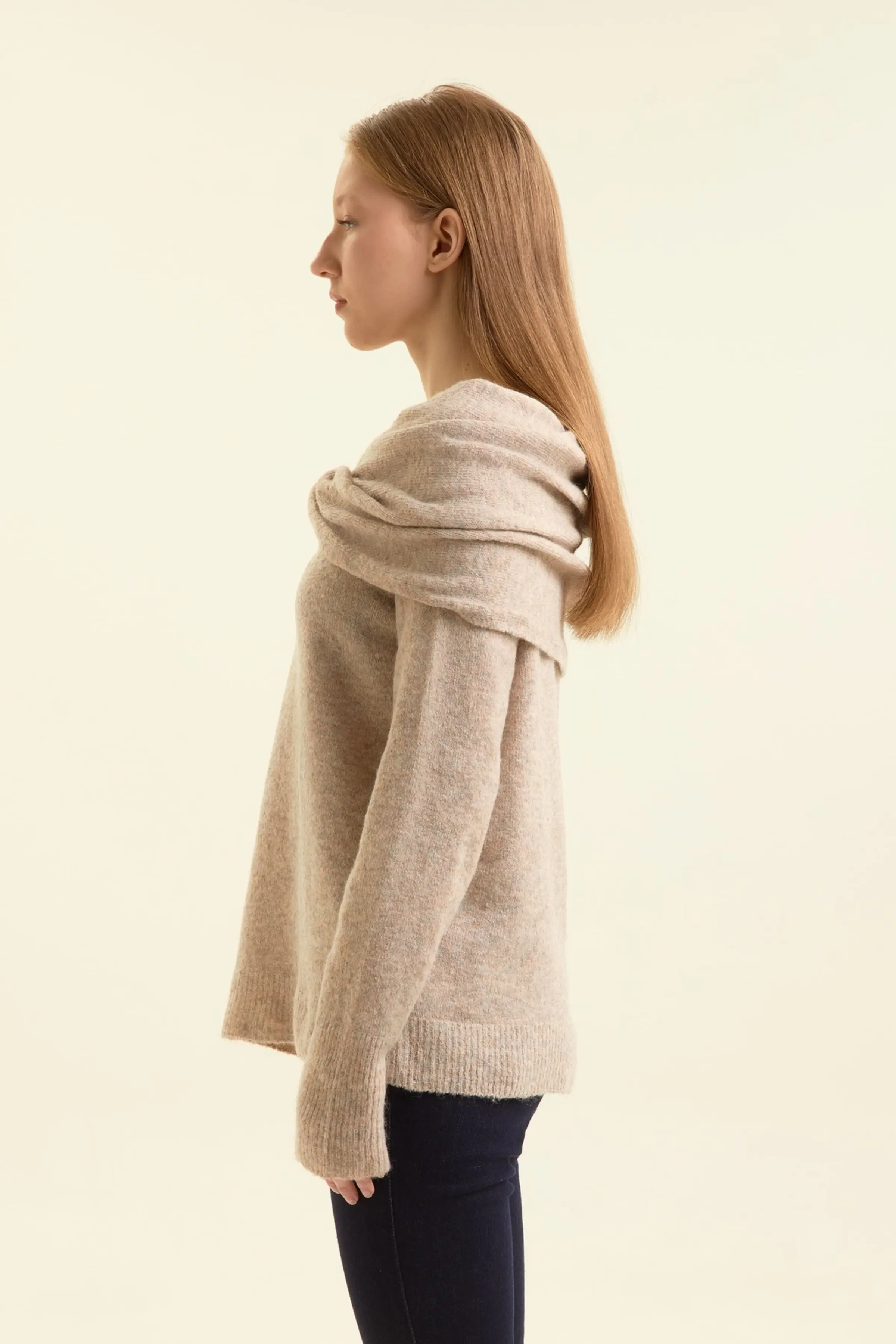 Свитер коричневый для женщин 47200-13 65