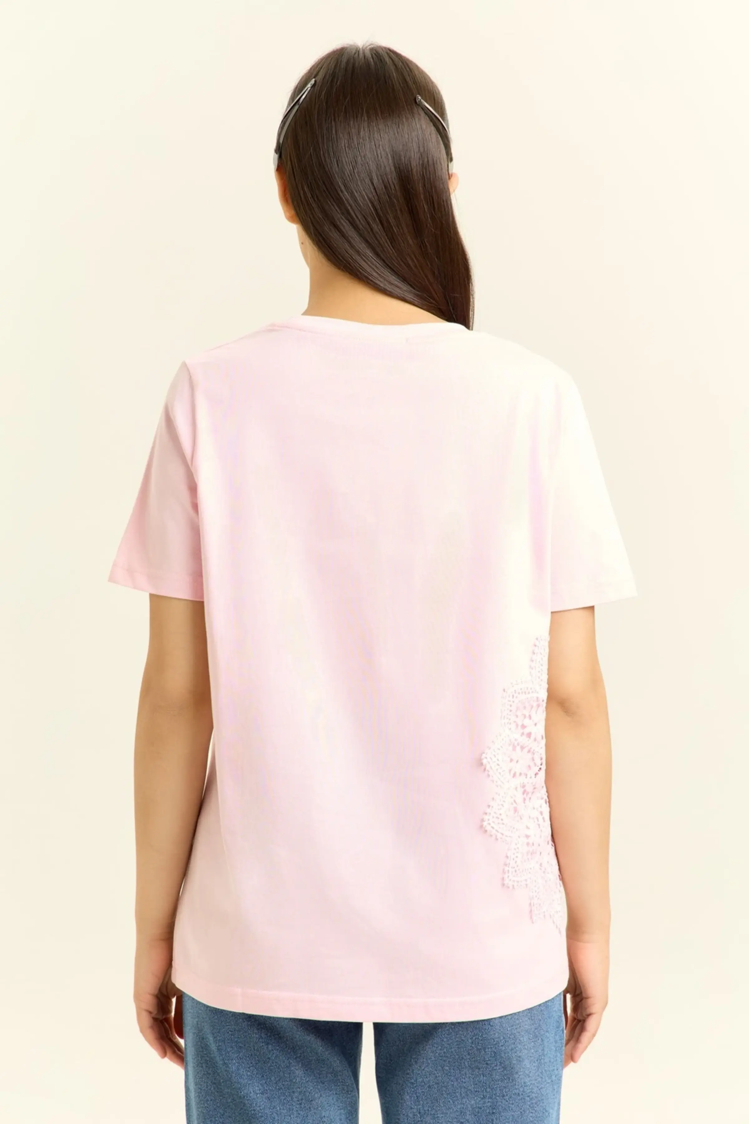 Футболка розовый для женщин 45132-17 67
