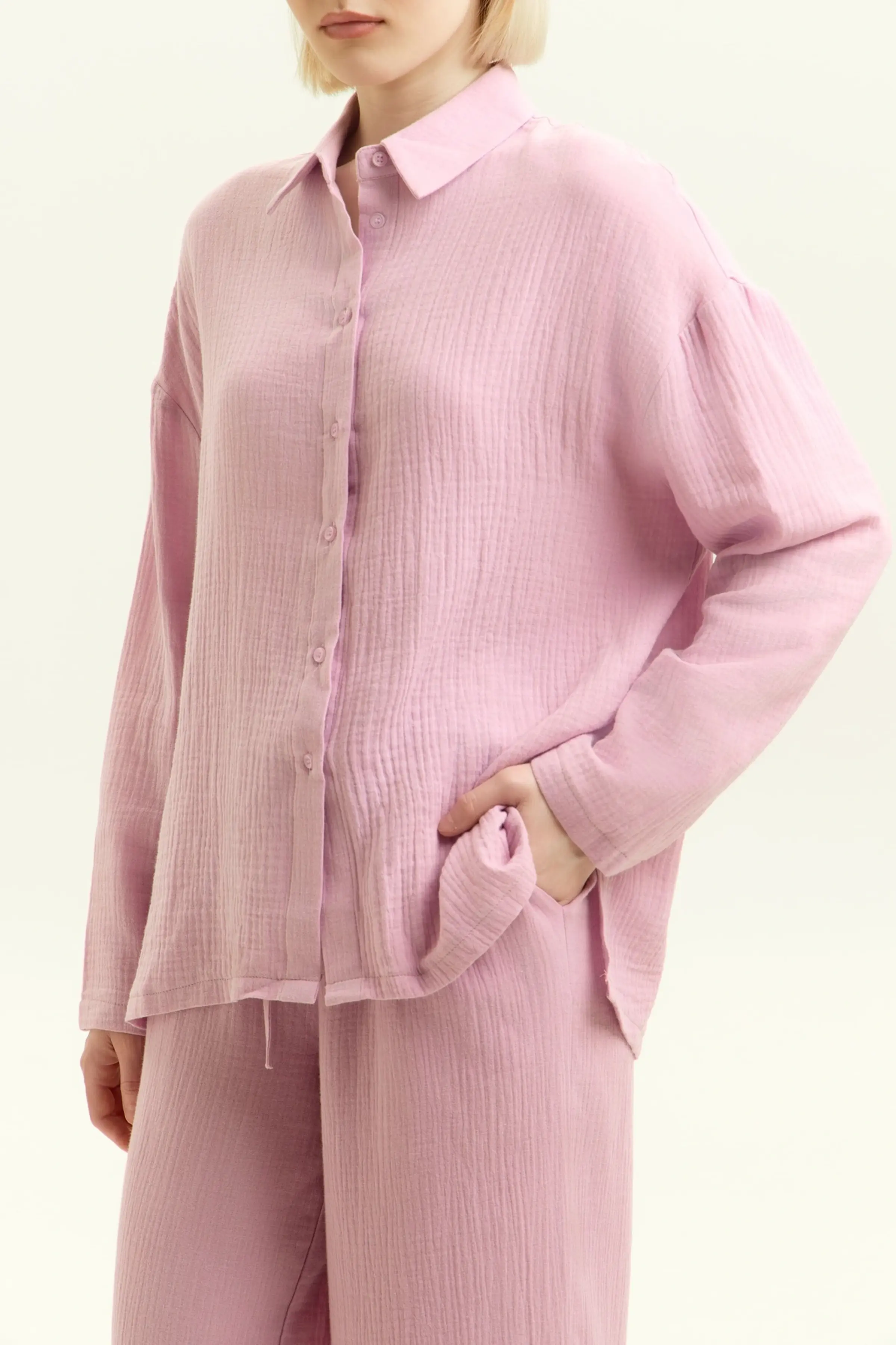 Рубашка фиолетовый для женщин 45137-16 66