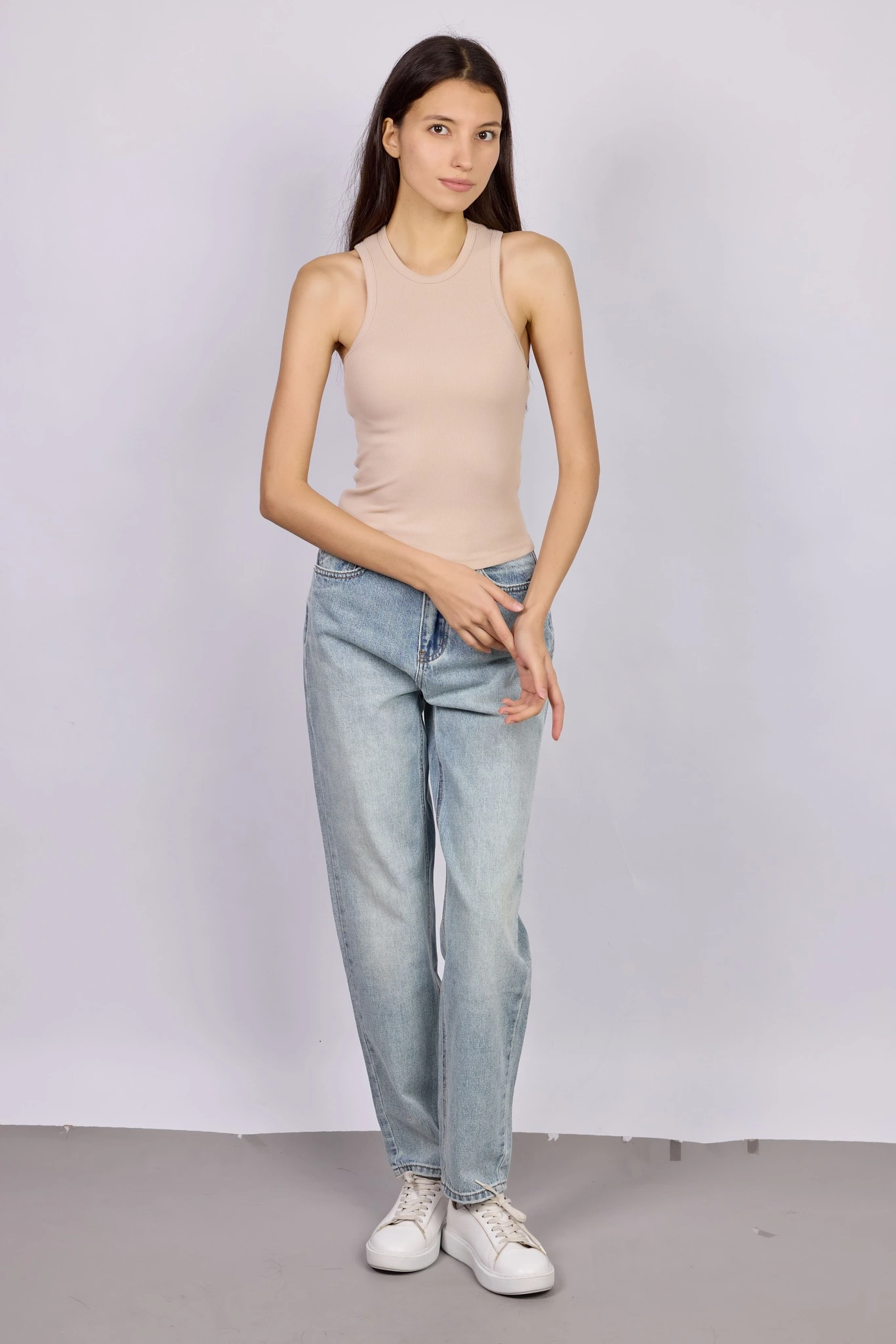 Топ бежевый для женщин 42122-15 46