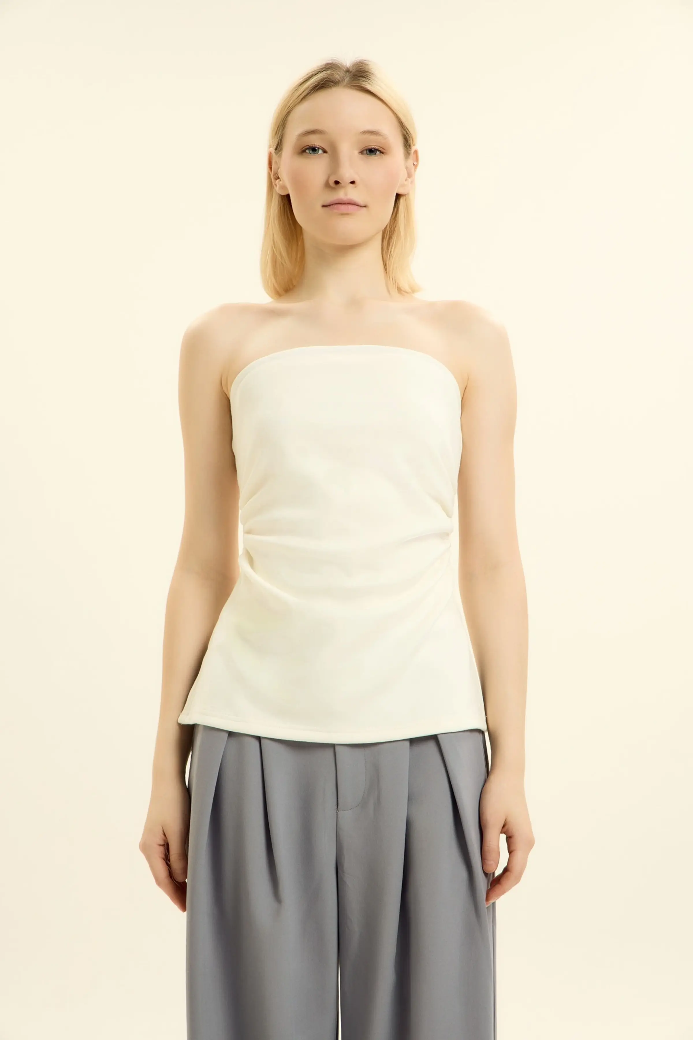 Топ белый для женщин 46202-4 46