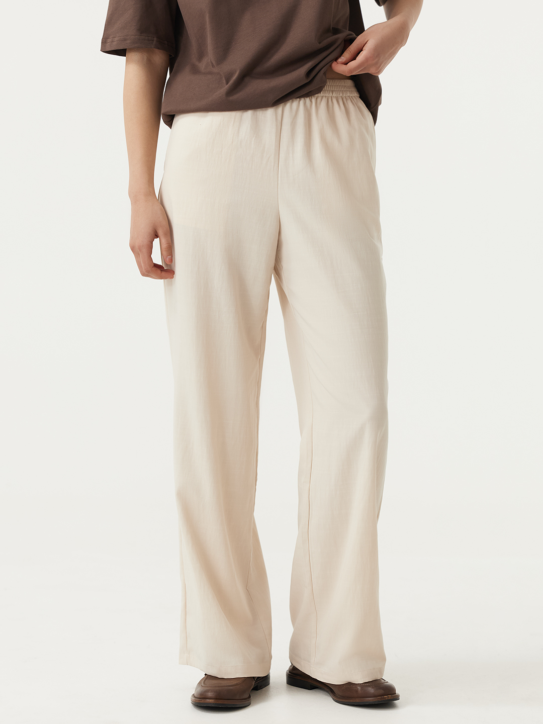 Брюки айвори для женщин 48214-234 71