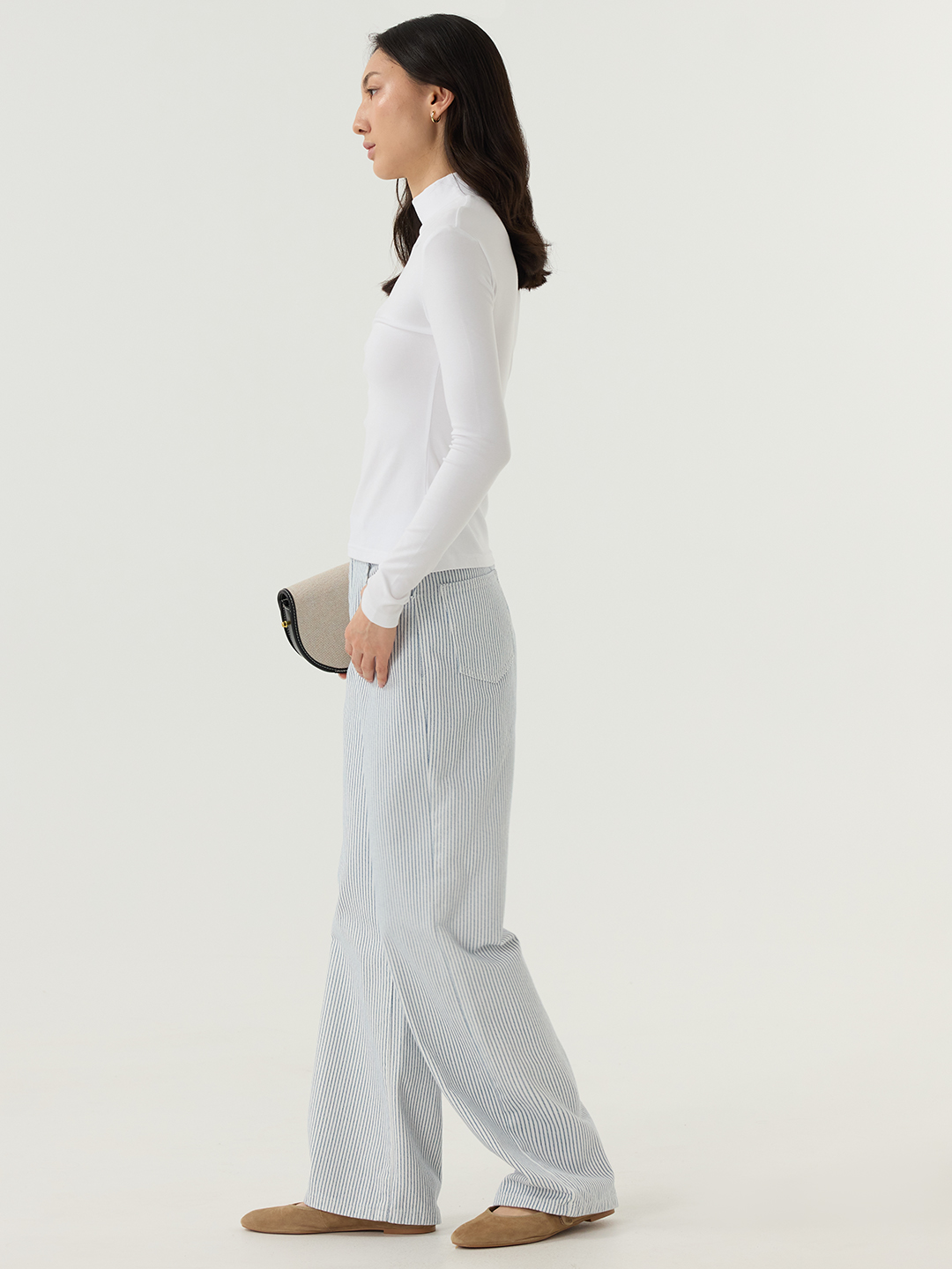 Лонгслив белый для женщин 48128-4 59