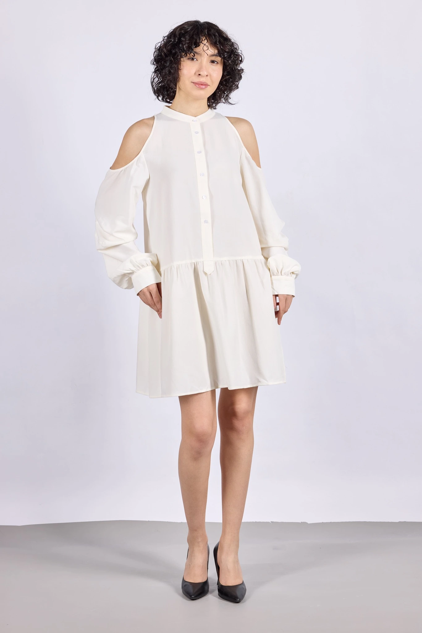 Платье белый для женщин 44149-4 54