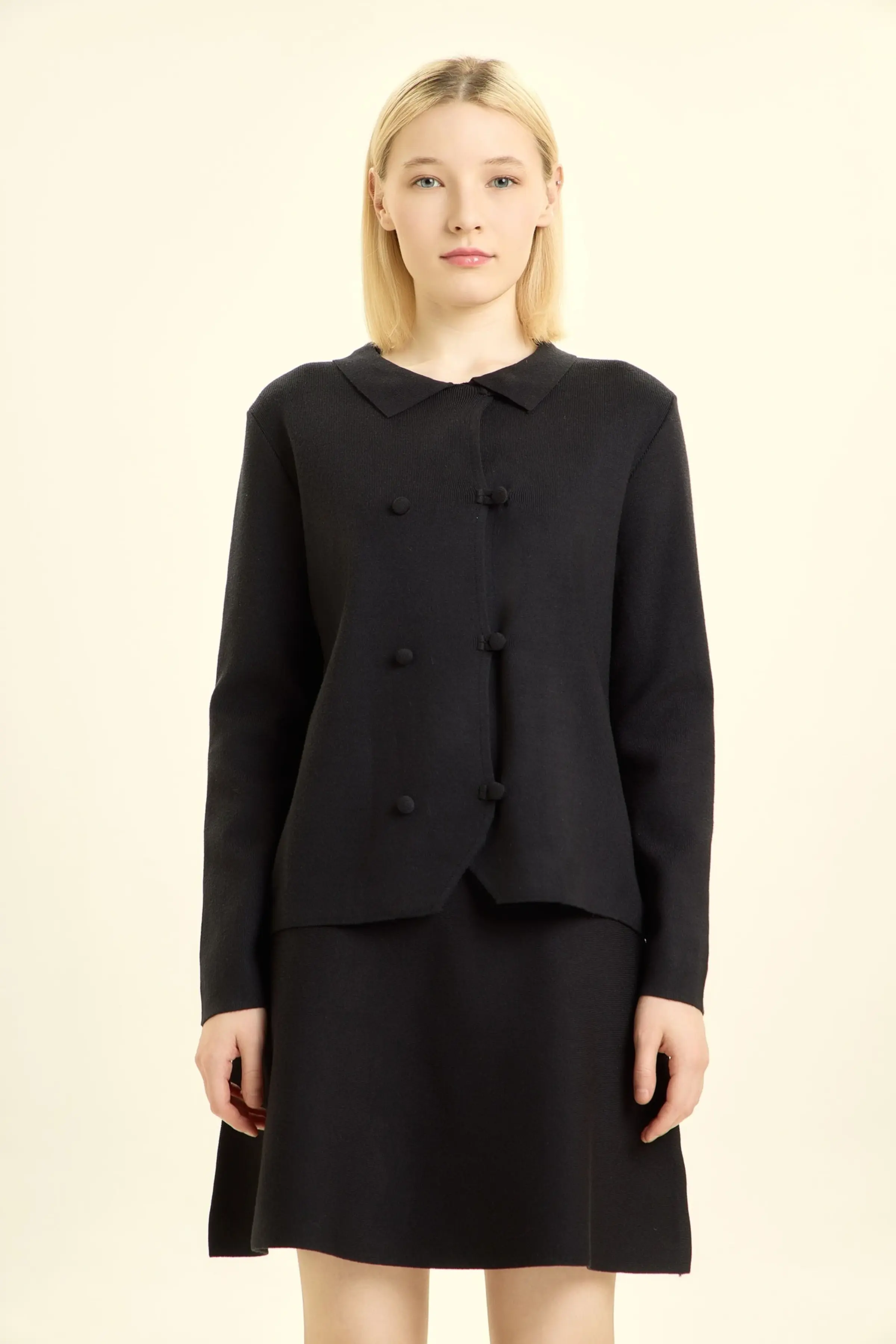 Кардиган черный для женщин 46146-1 50